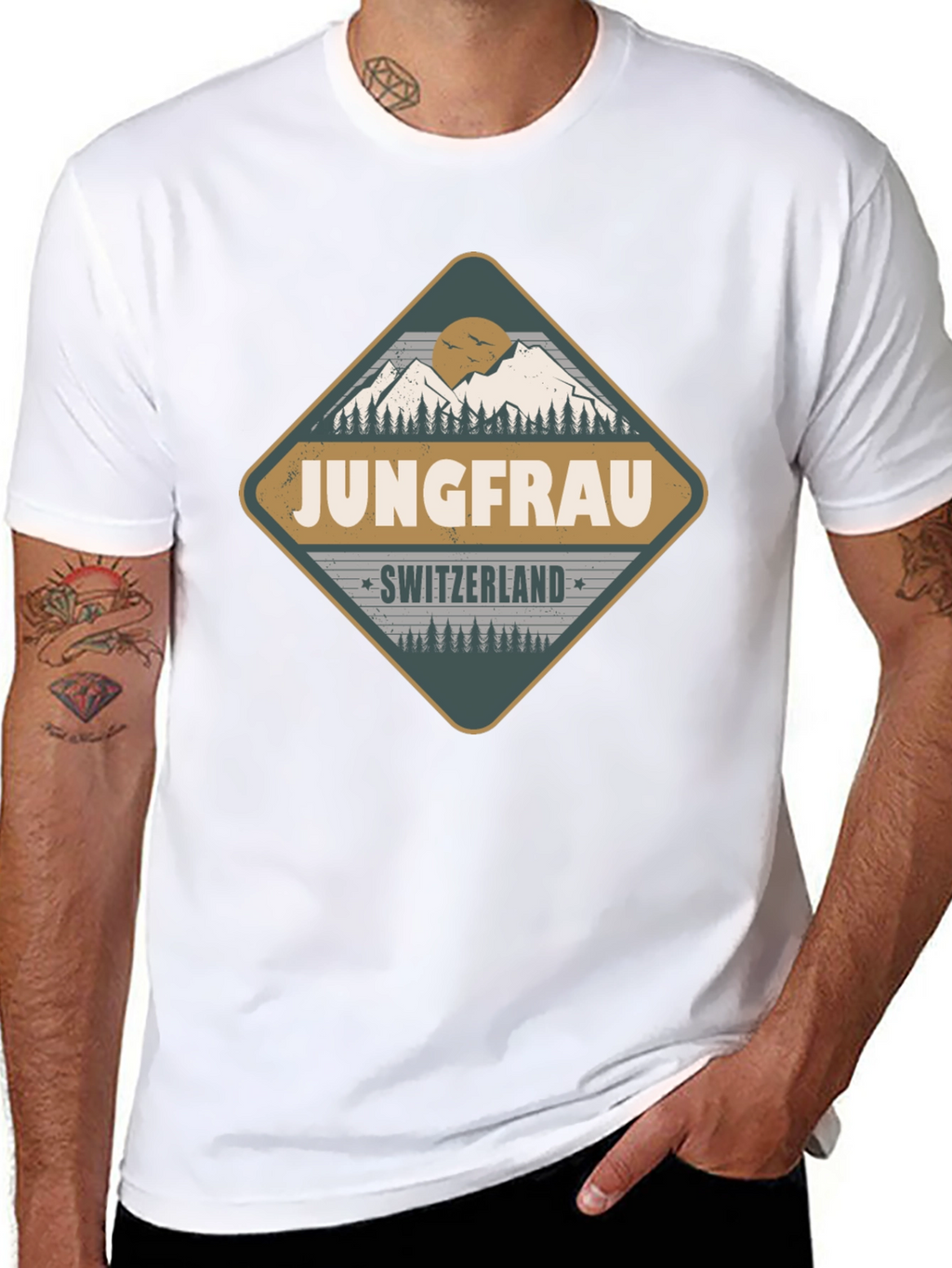 Camiseta Jungfrau Suiza Montaña Aventura