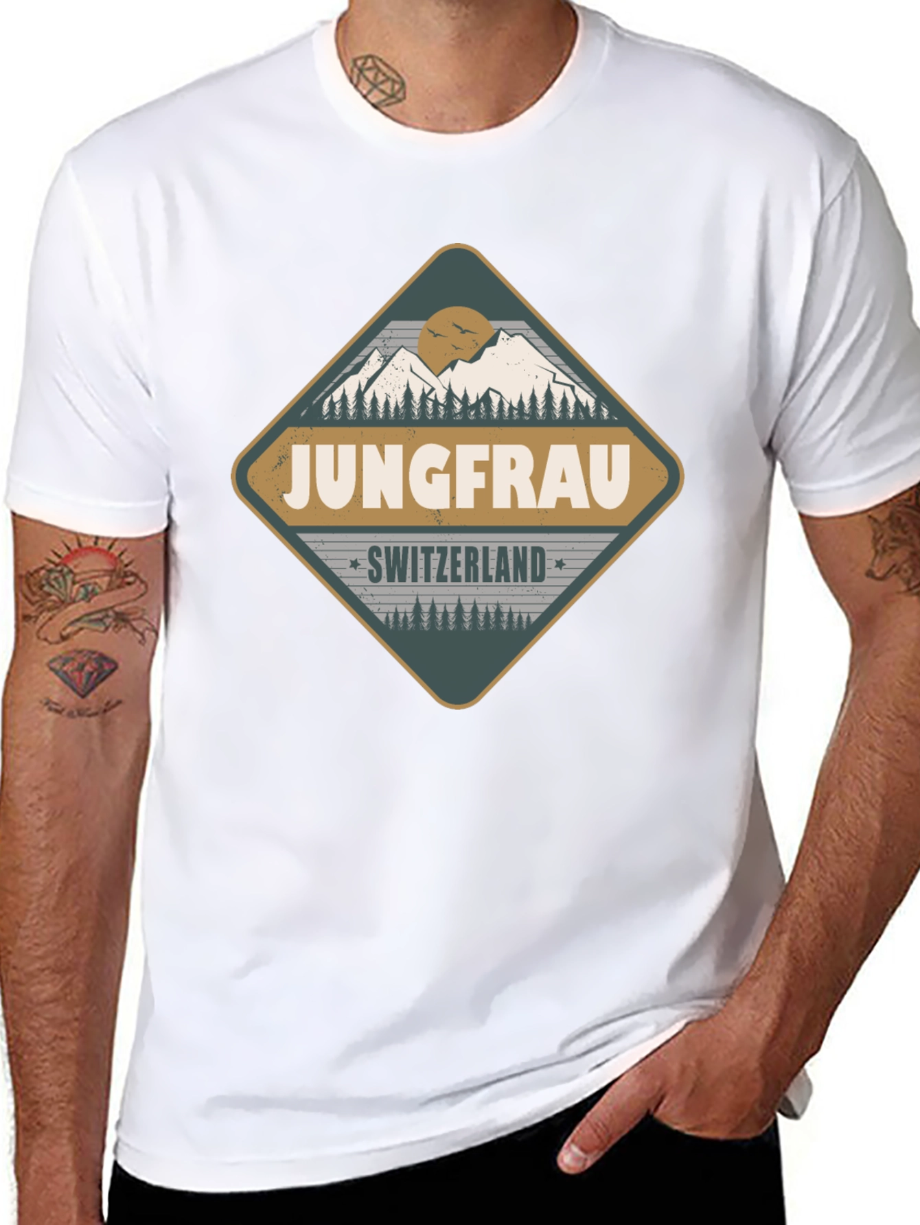 Camiseta Jungfrau Suiza Montaña Aventura