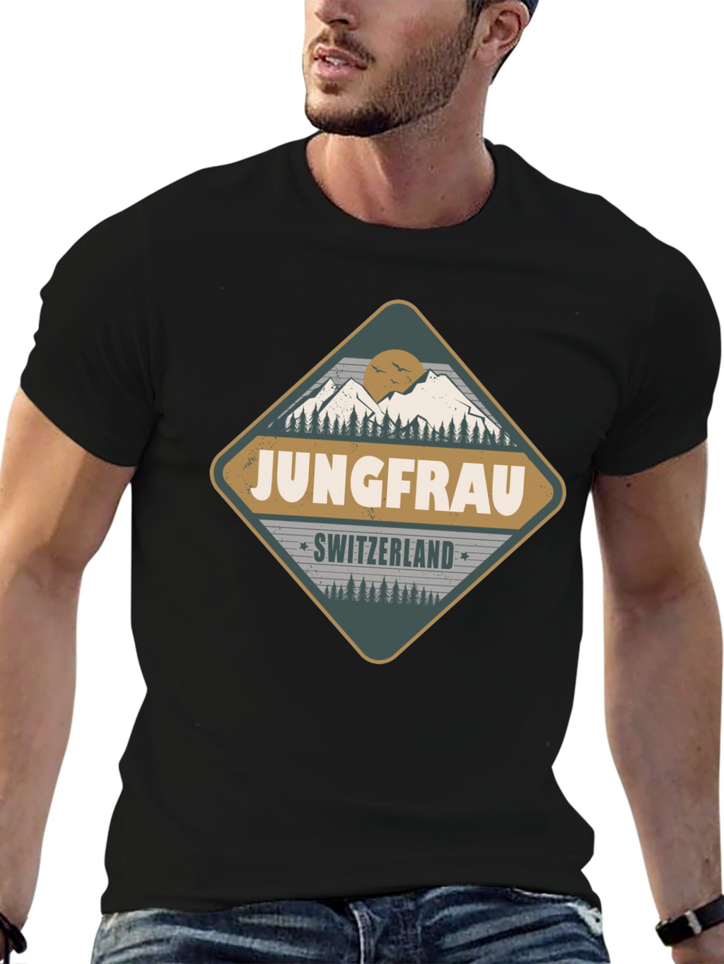Camiseta Jungfrau Suiza Montaña Aventura
