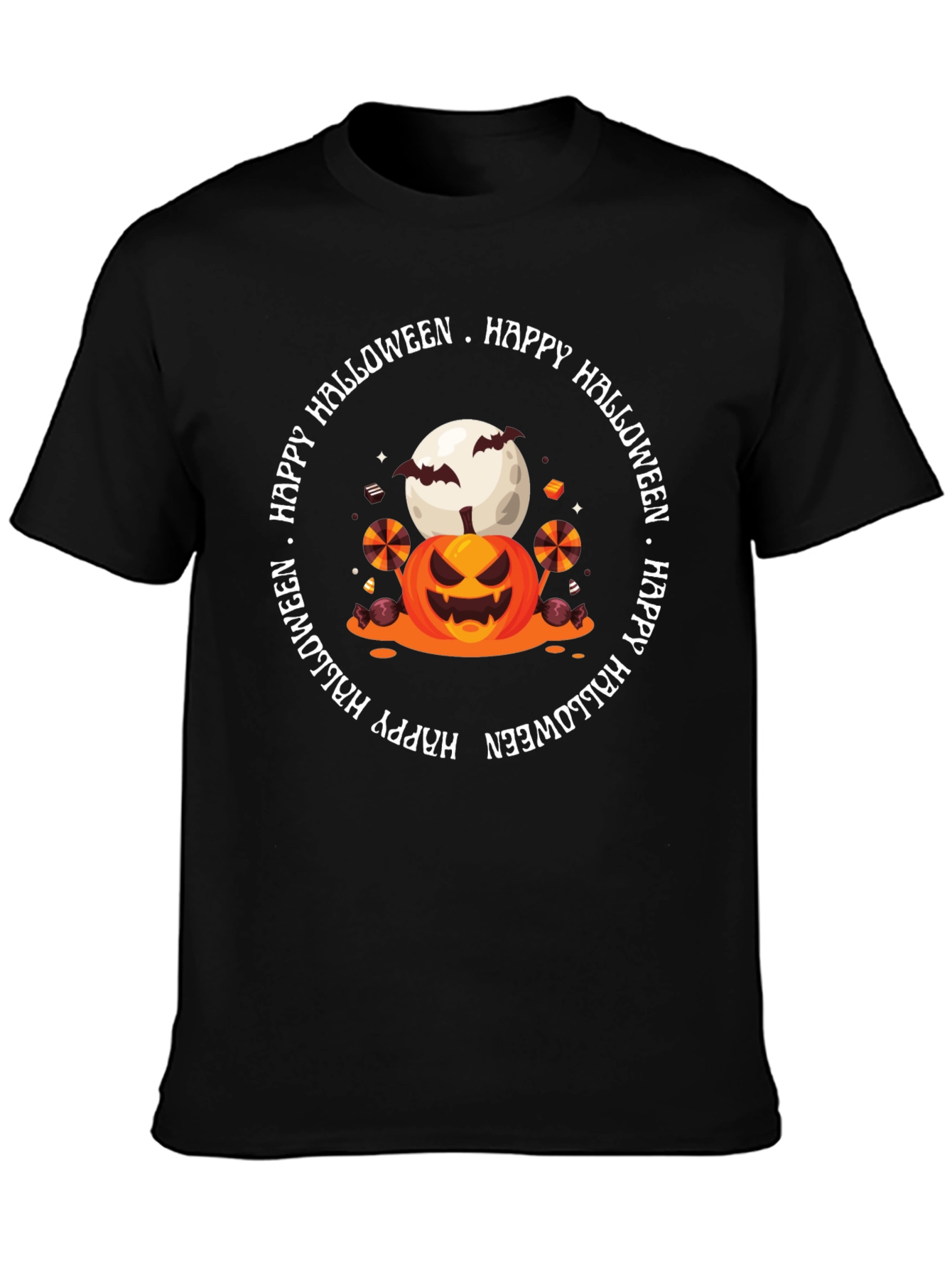 Camiseta Halloween - Calabaza y Luna