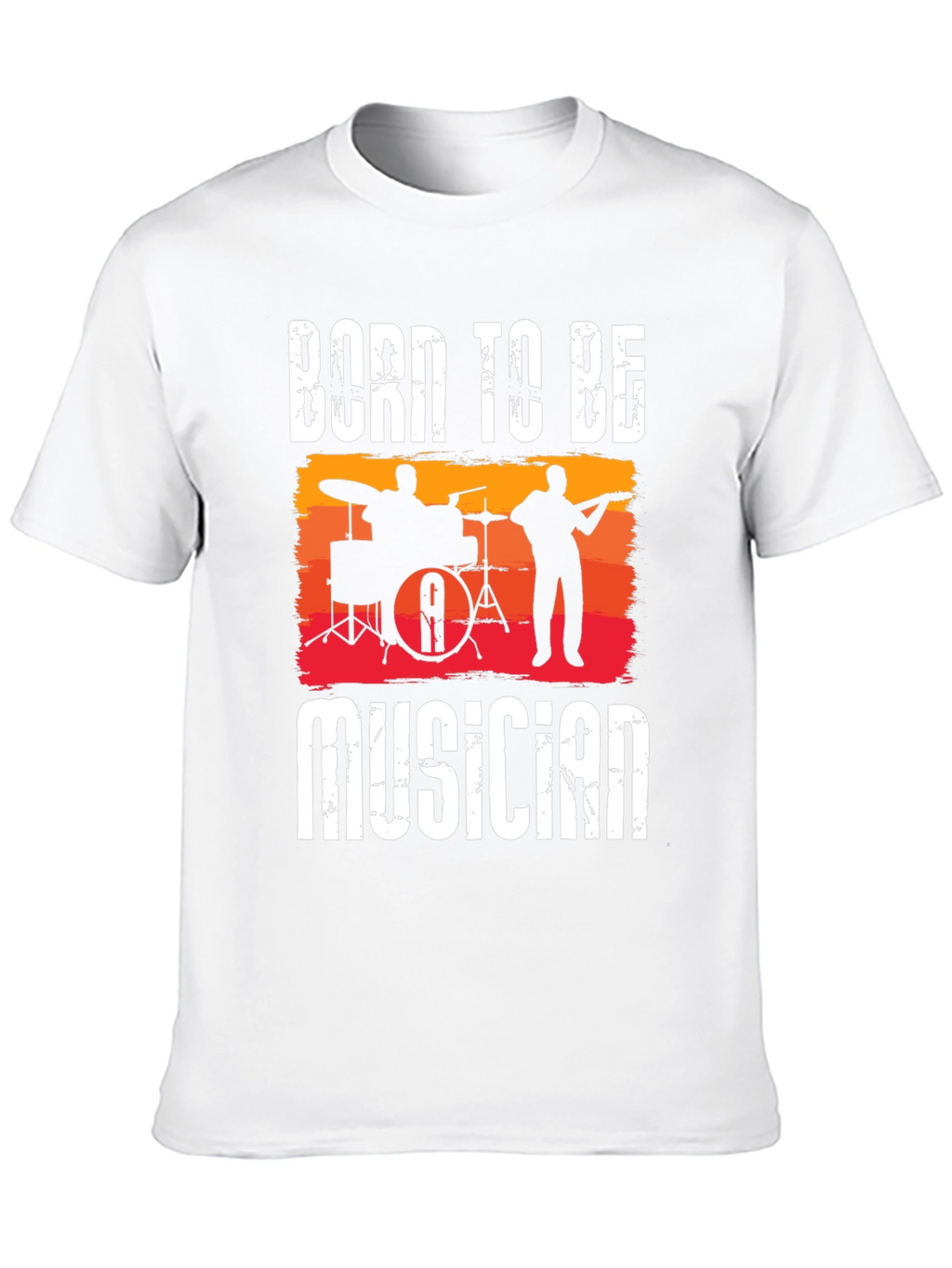 Camiseta Negra Born To Be Musician