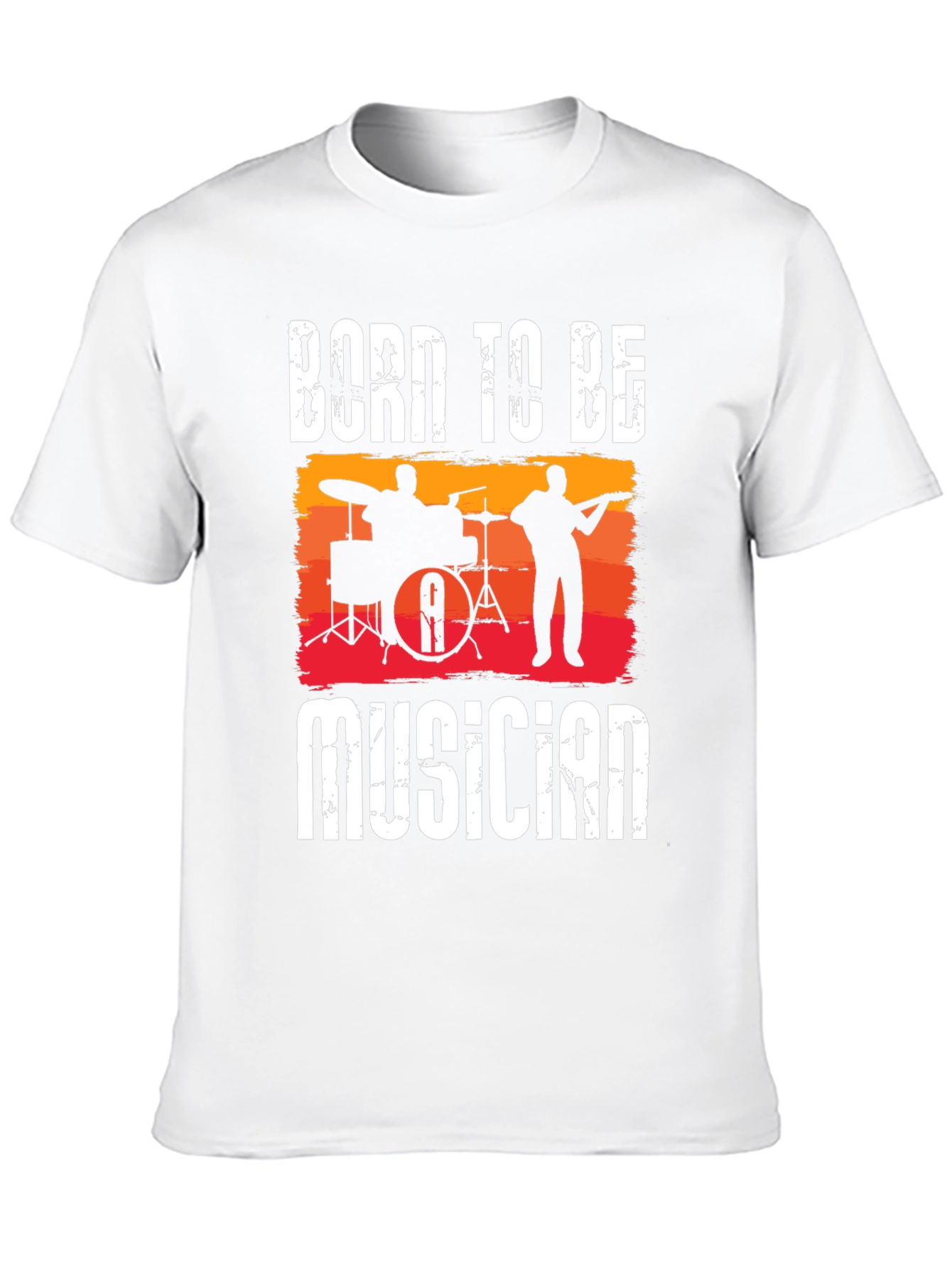 Camiseta Negra Born To Be Musician