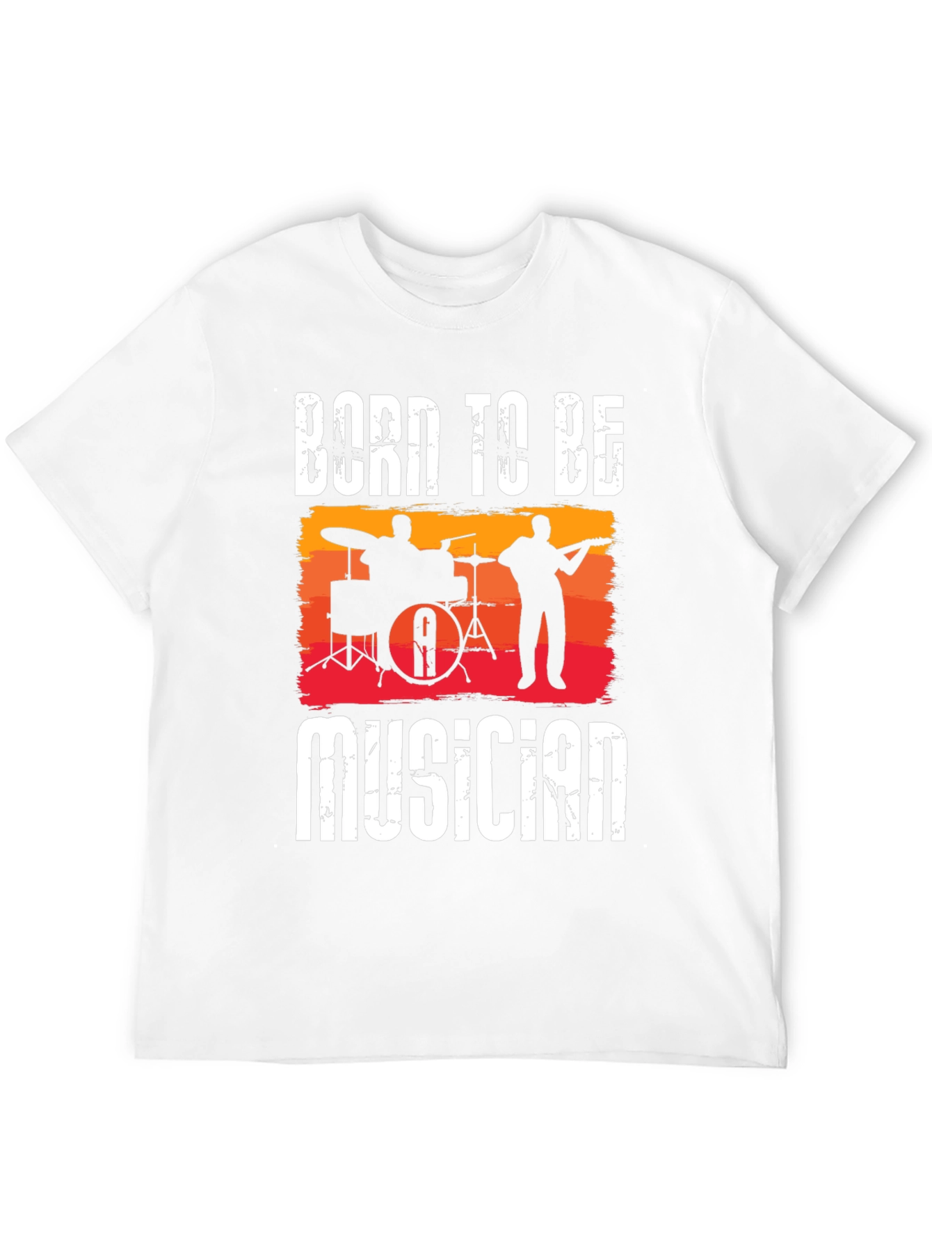 Camiseta Negra Born To Be Musician
