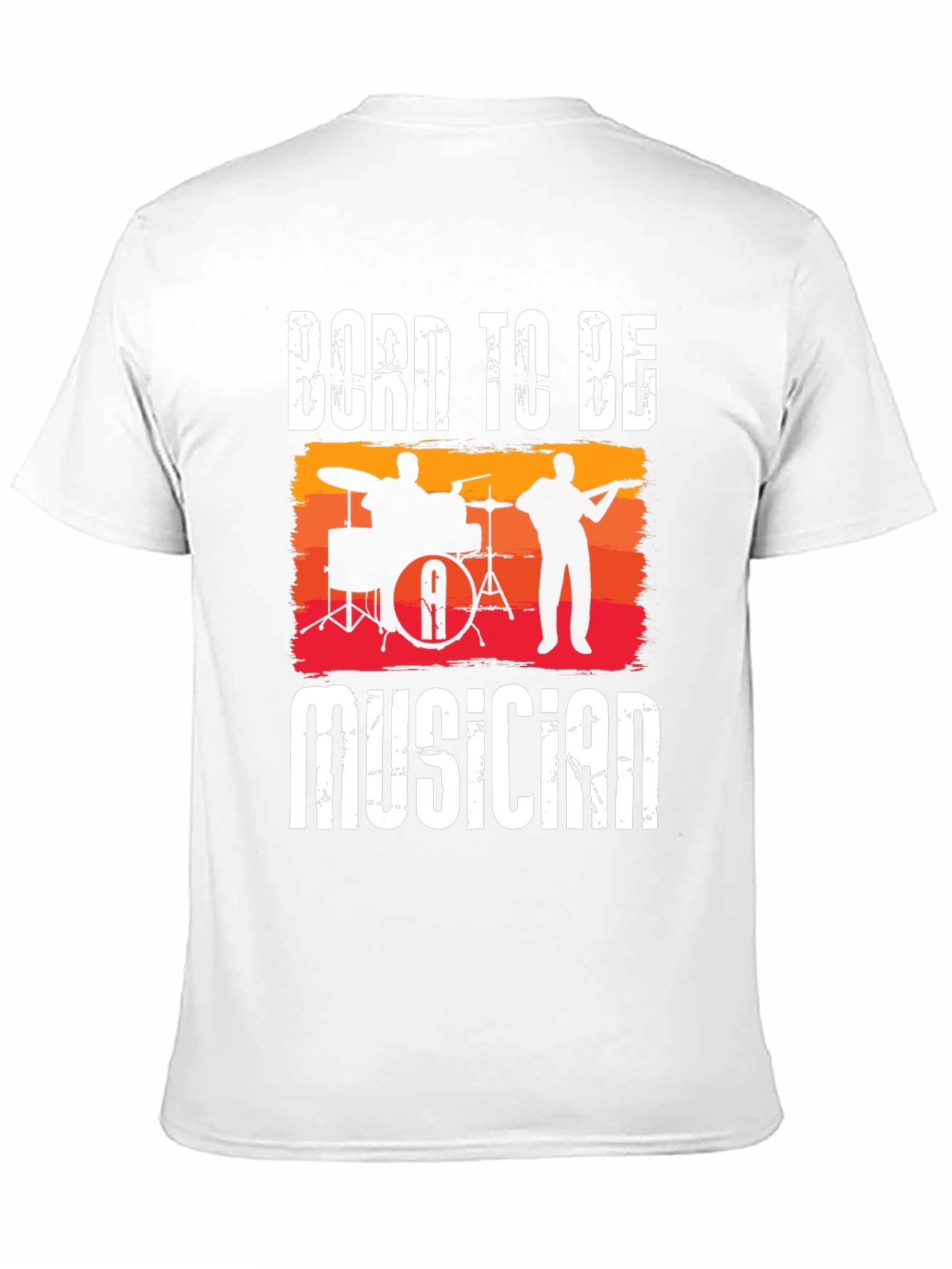 Camiseta Negra Born To Be Musician