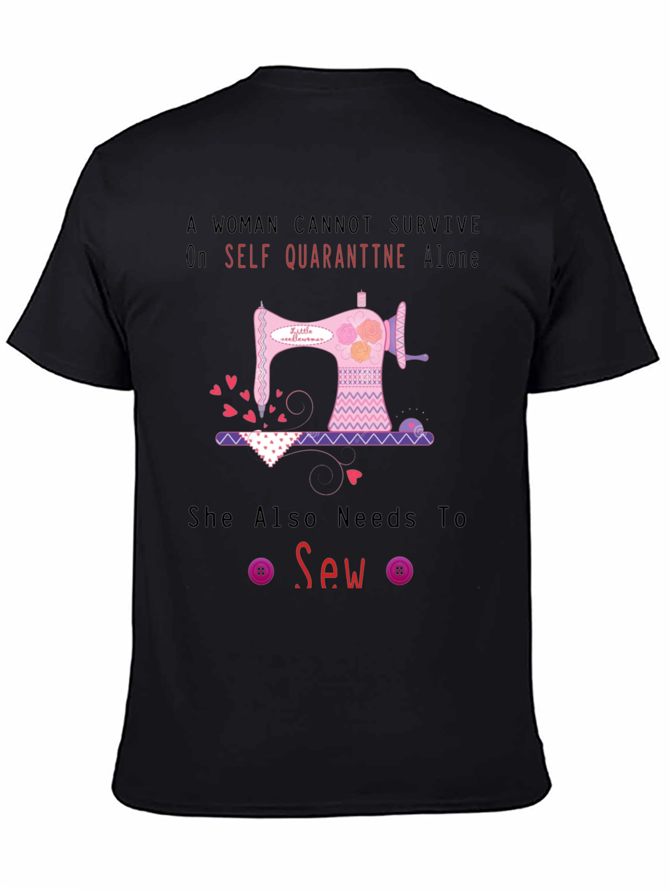 Camiseta Mujer Costura Aislamiento Social