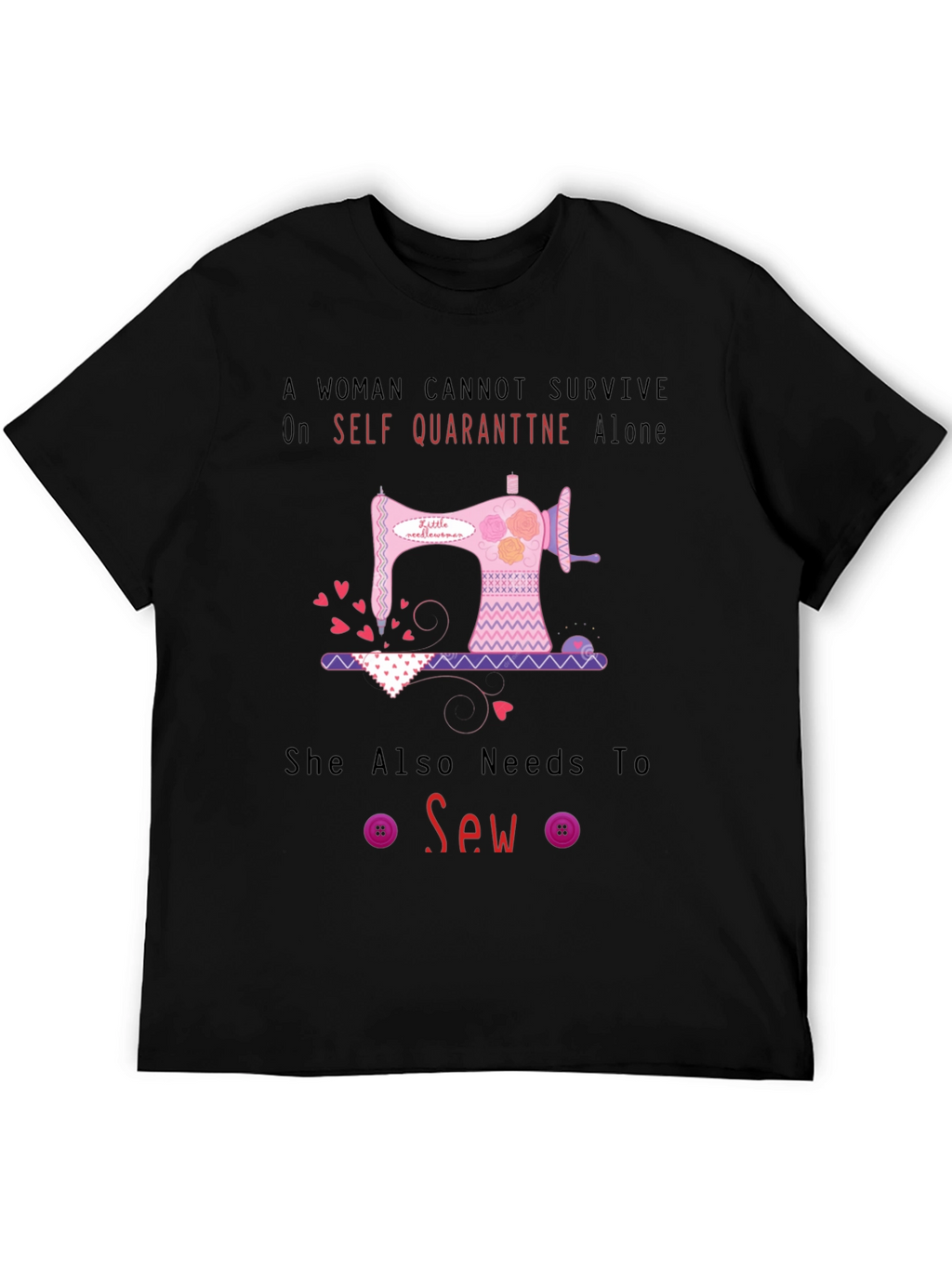 Camiseta Mujer Costura Aislamiento Social