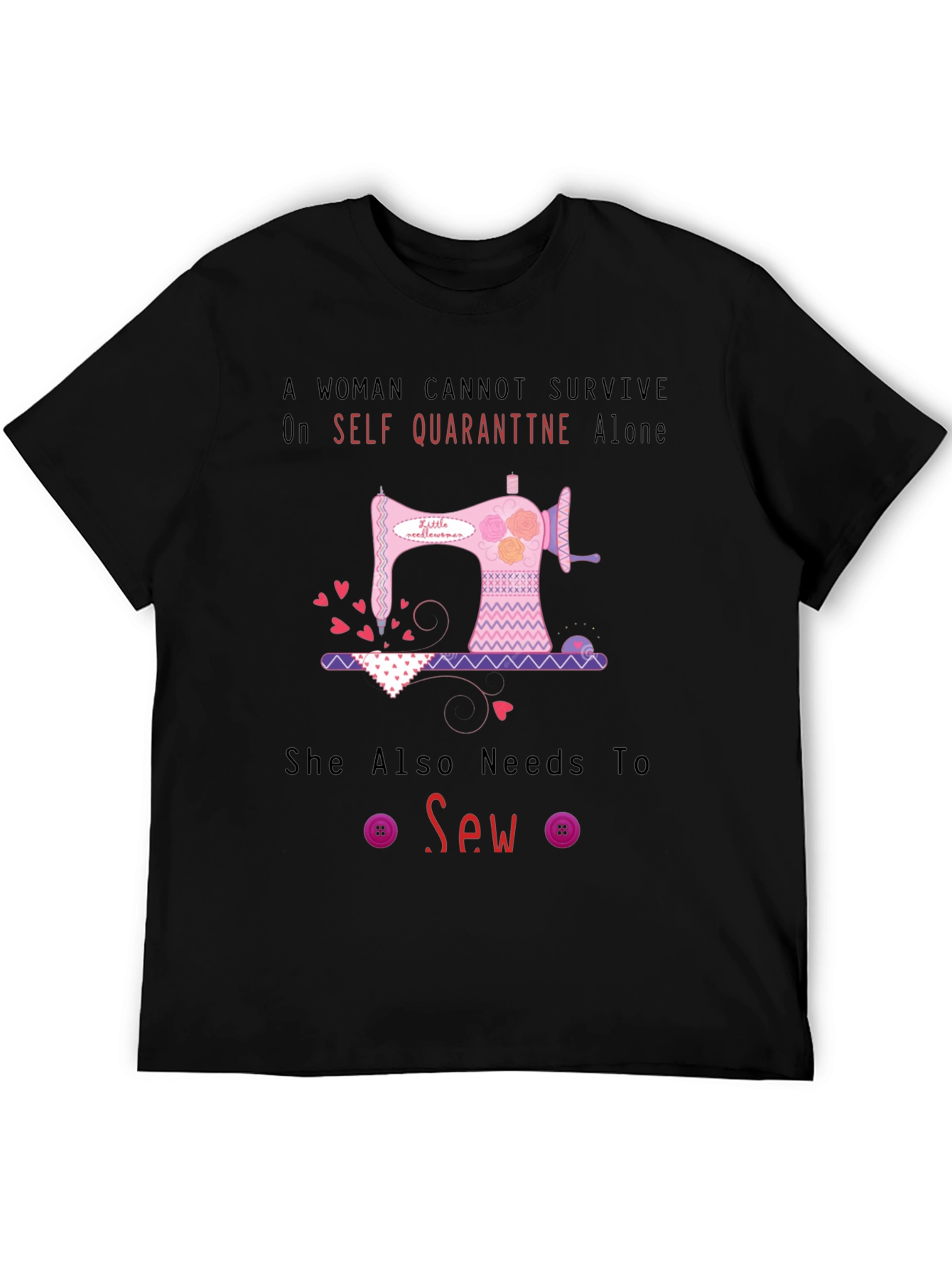 Camiseta Mujer Costura Aislamiento Social