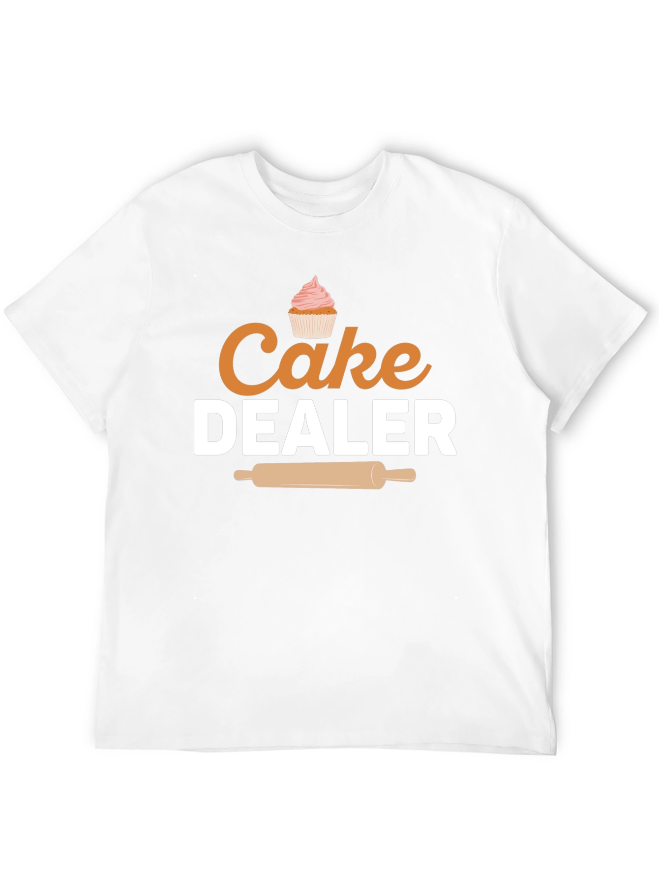 Camiseta Negra Cake Dealer para Amantes de la Repostería