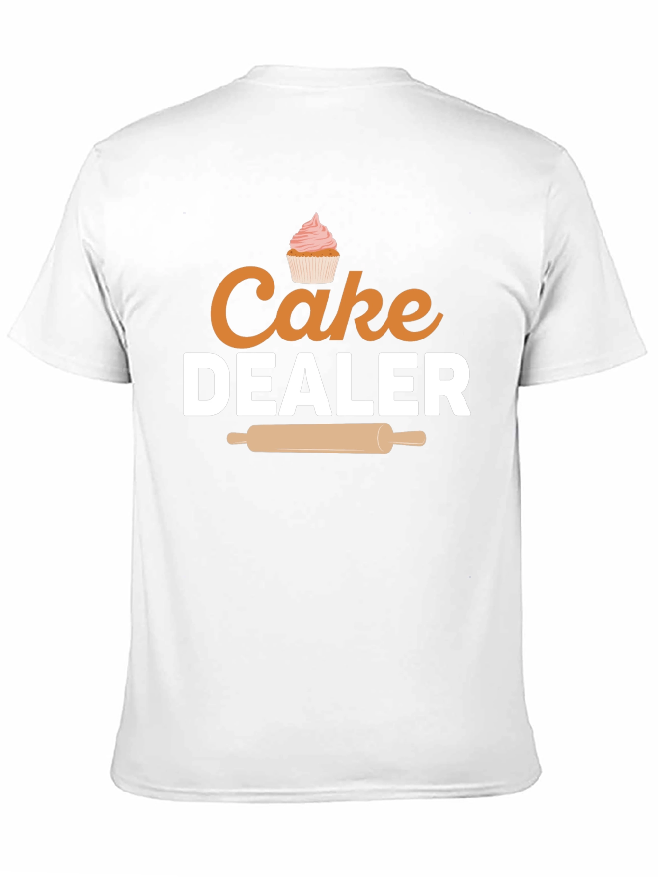 Camiseta Negra Cake Dealer para Amantes de la Repostería