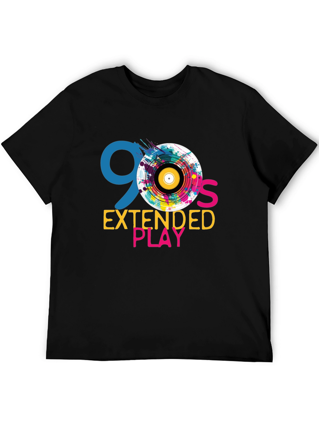 Camiseta Negra 90s Extended Play