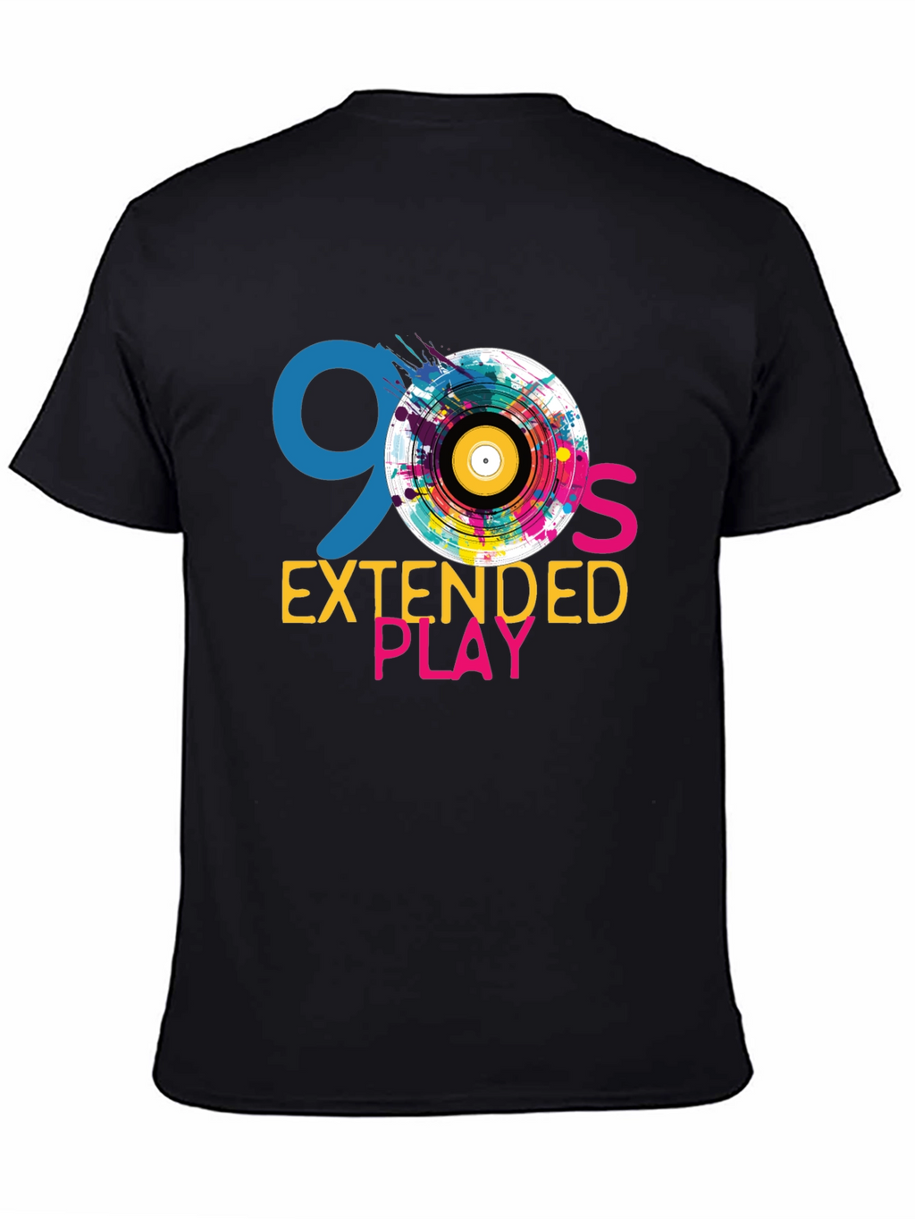 Camiseta Negra 90s Extended Play