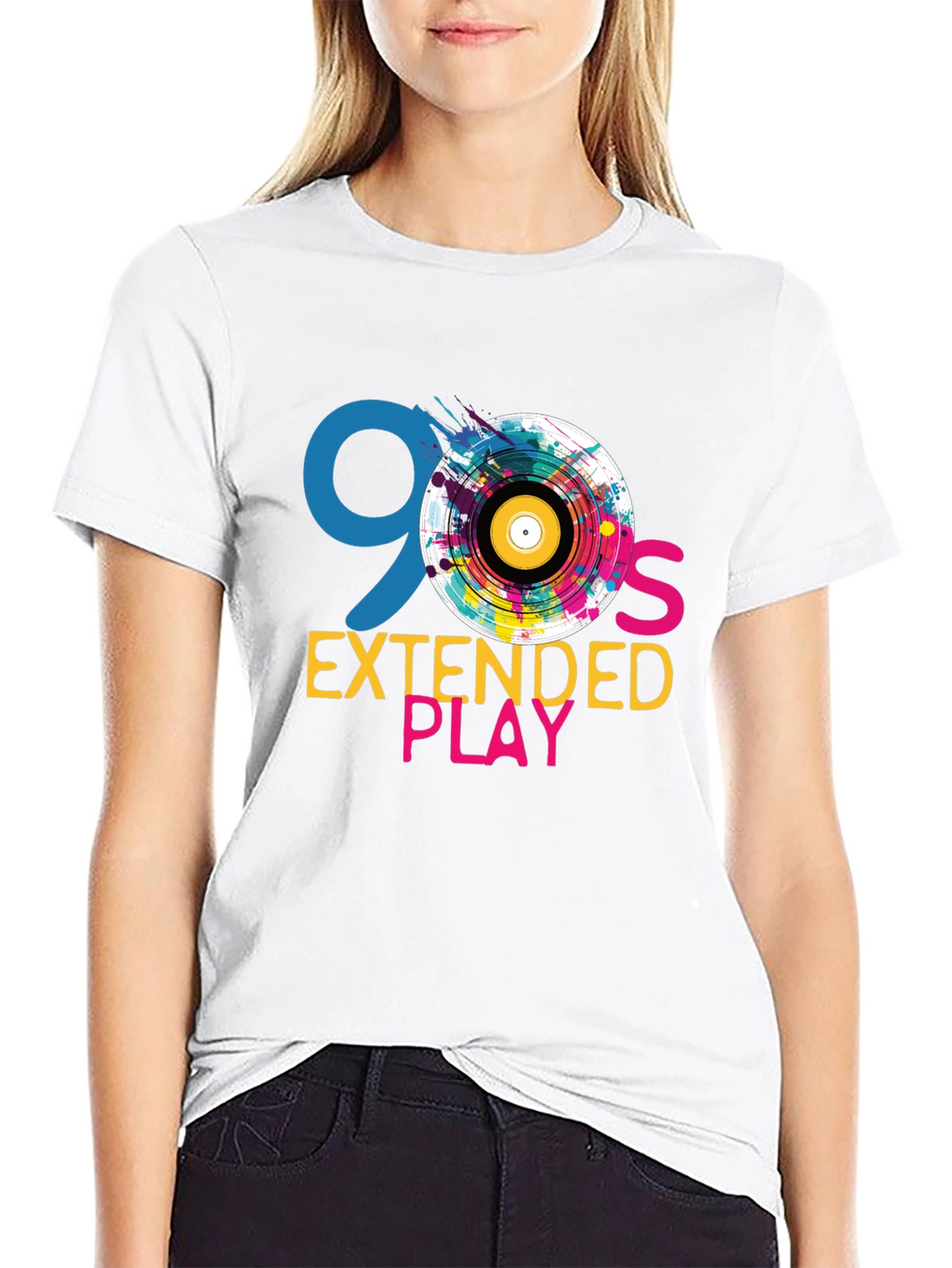 Camiseta Negra 90s Extended Play