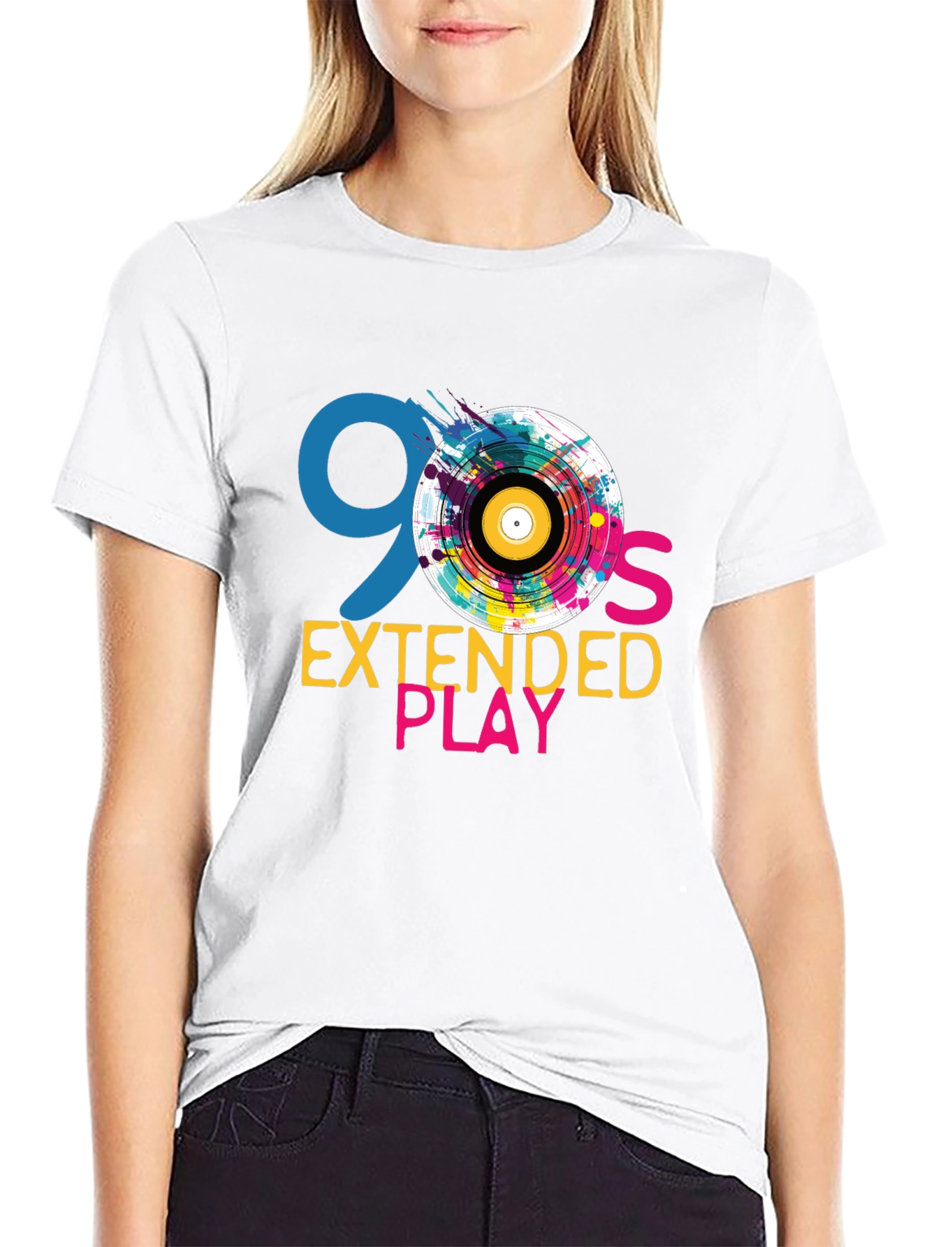Camiseta Negra 90s Extended Play