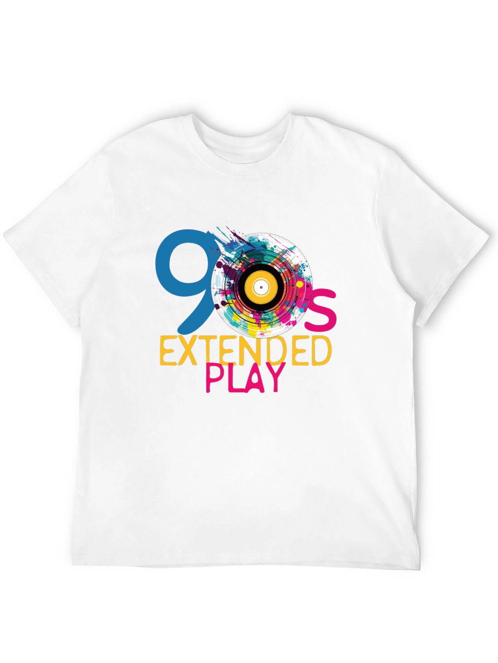 Camiseta Negra 90s Extended Play