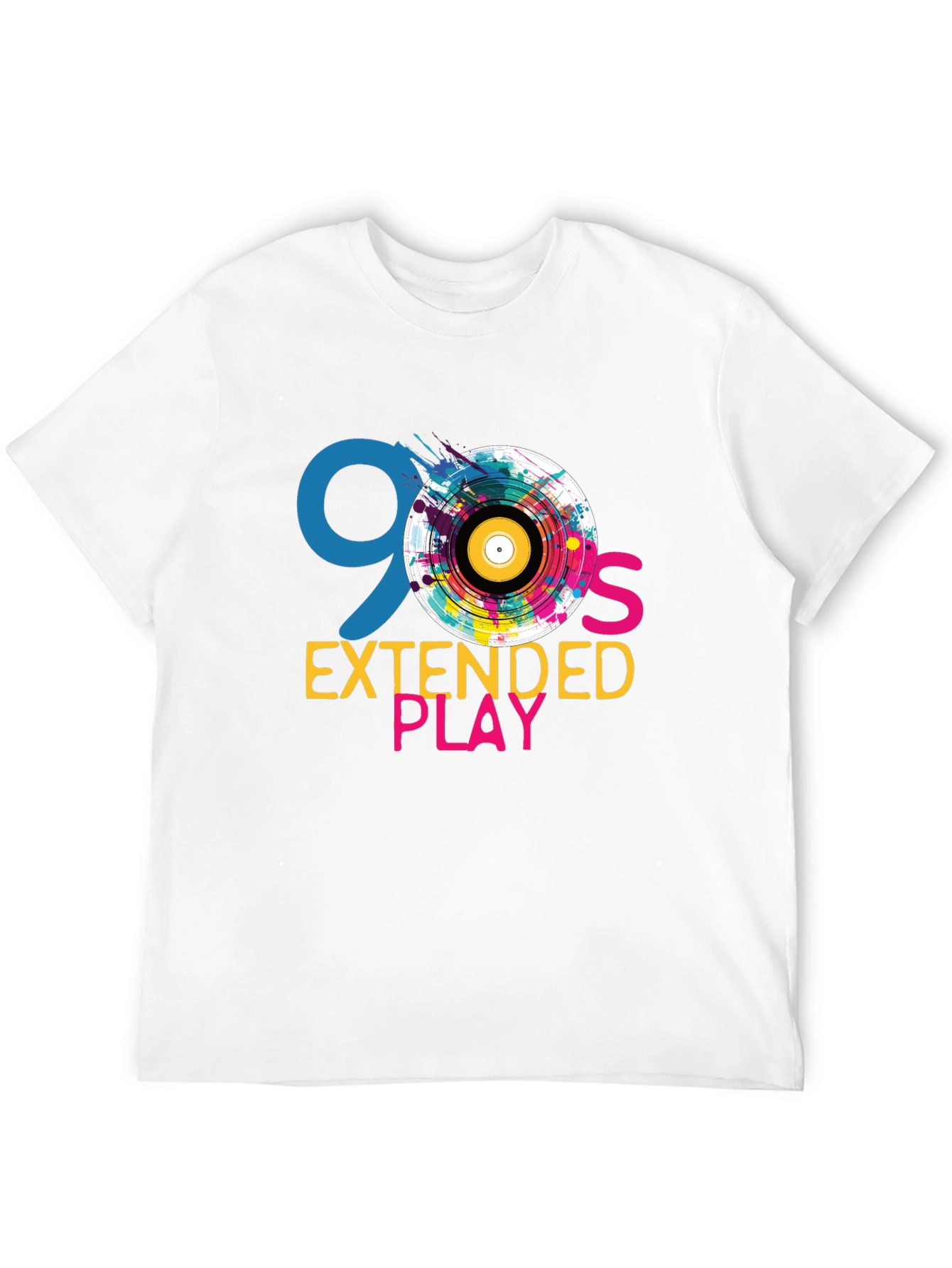Camiseta Negra 90s Extended Play