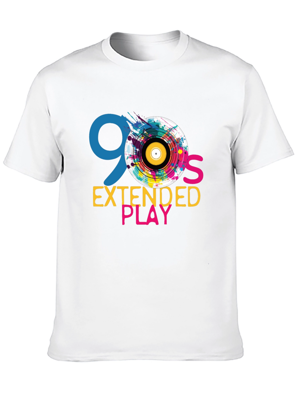 Camiseta Negra 90s Extended Play