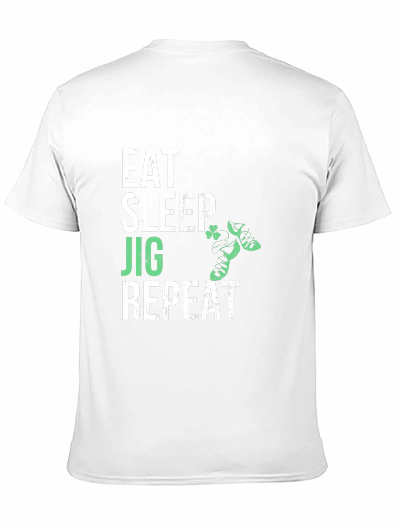 Camiseta Eat Sleep Jig Repeat para el Día de San Patricio