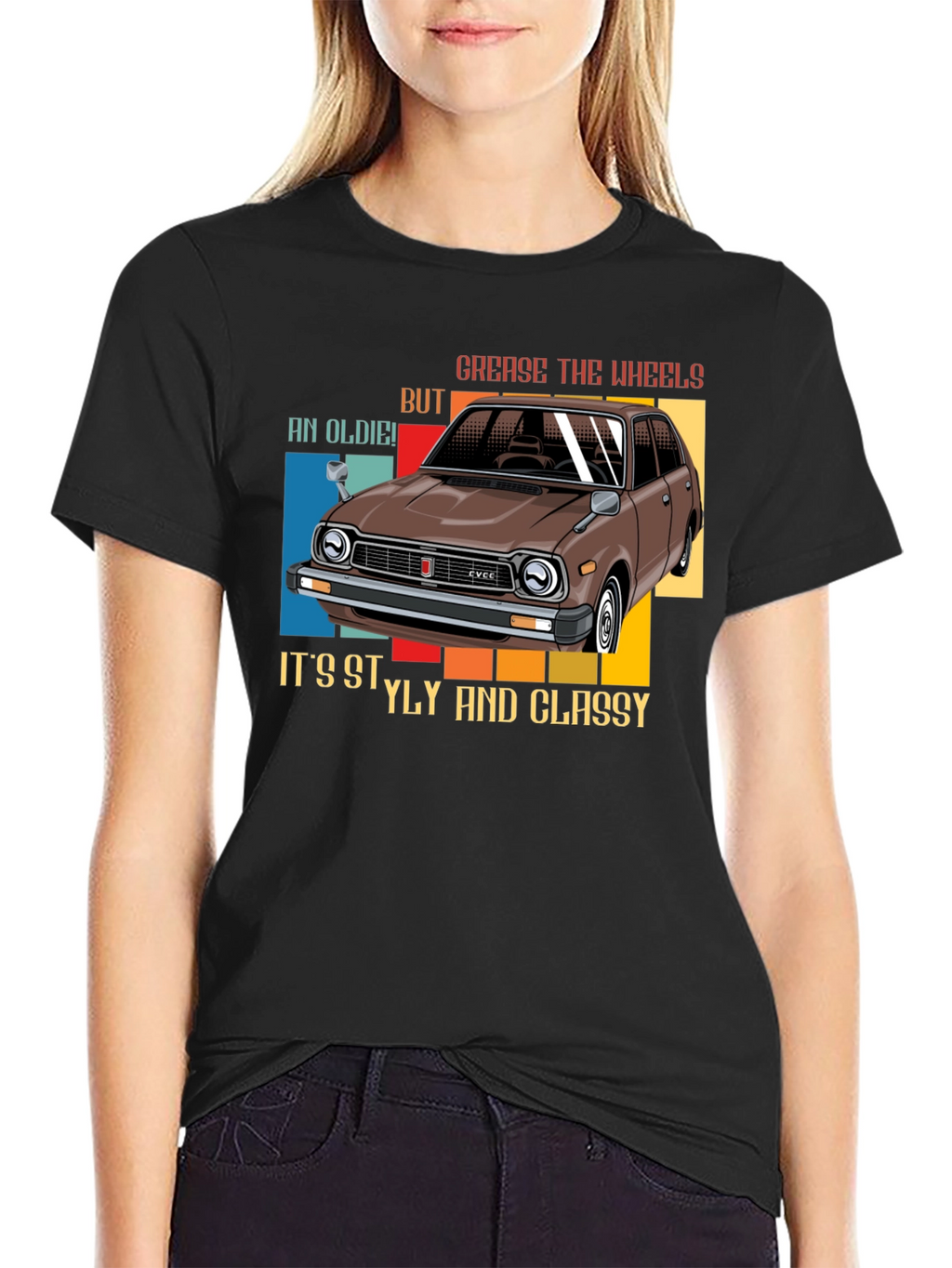 Camiseta coche clásico - Estilo y elegancia