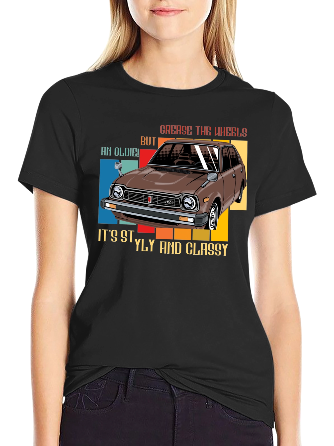 Camiseta coche clásico - Estilo y elegancia
