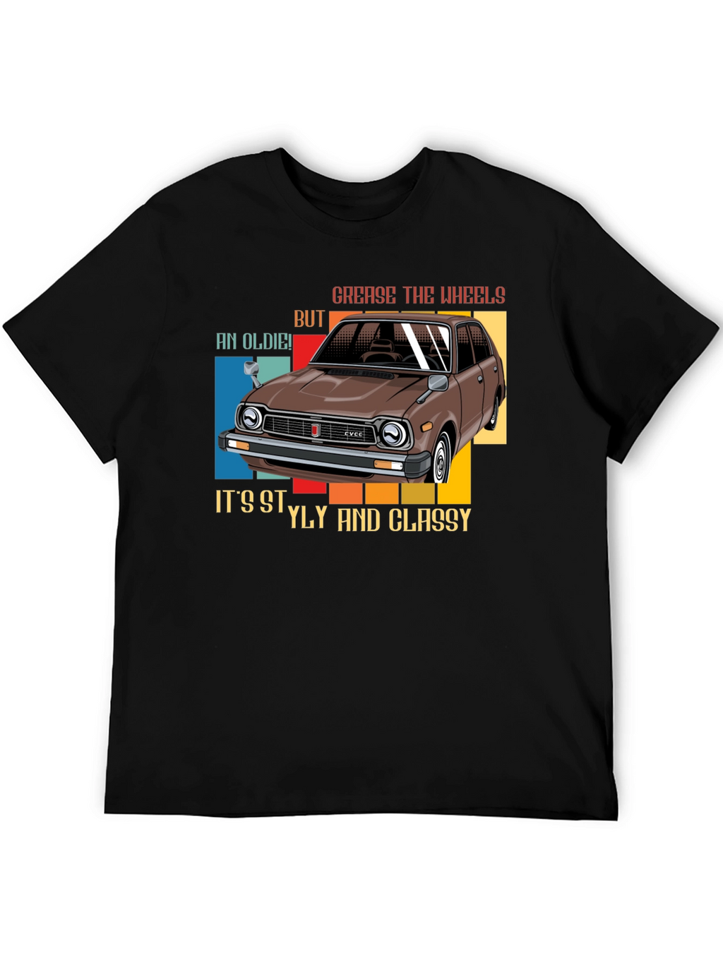 Camiseta coche clásico - Estilo y elegancia