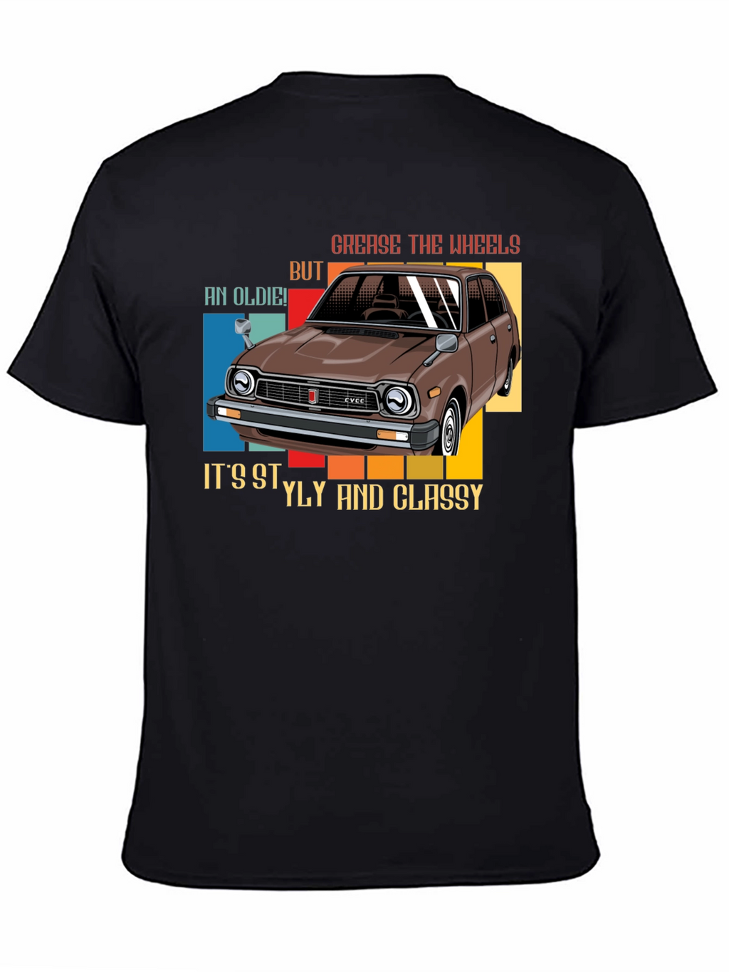 Camiseta coche clásico - Estilo y elegancia