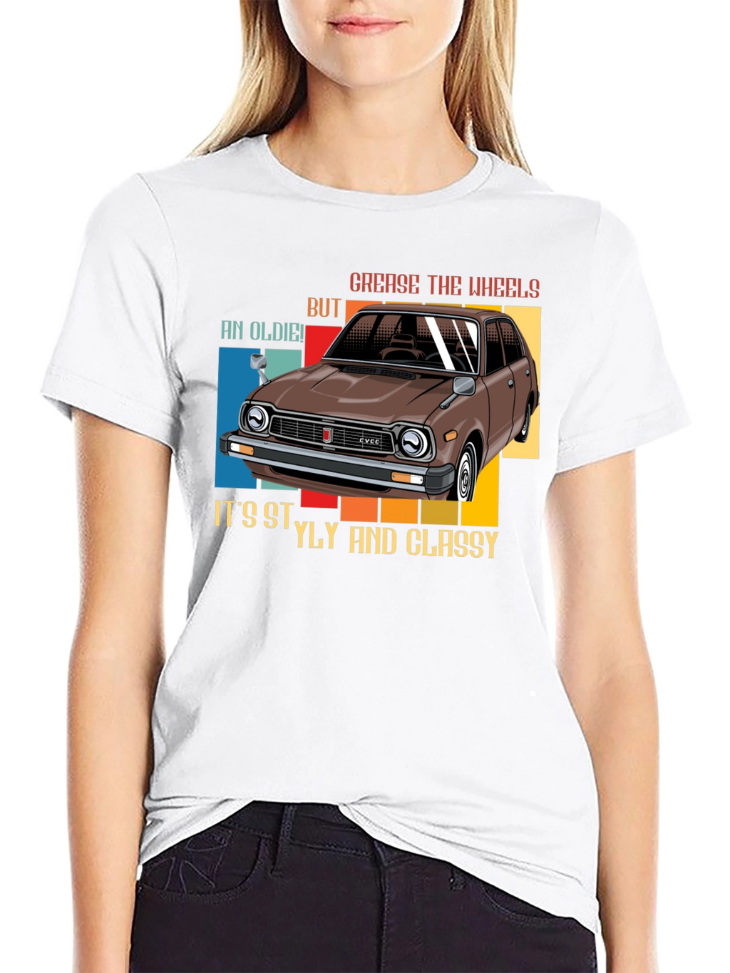 Camiseta coche clásico - Estilo y elegancia