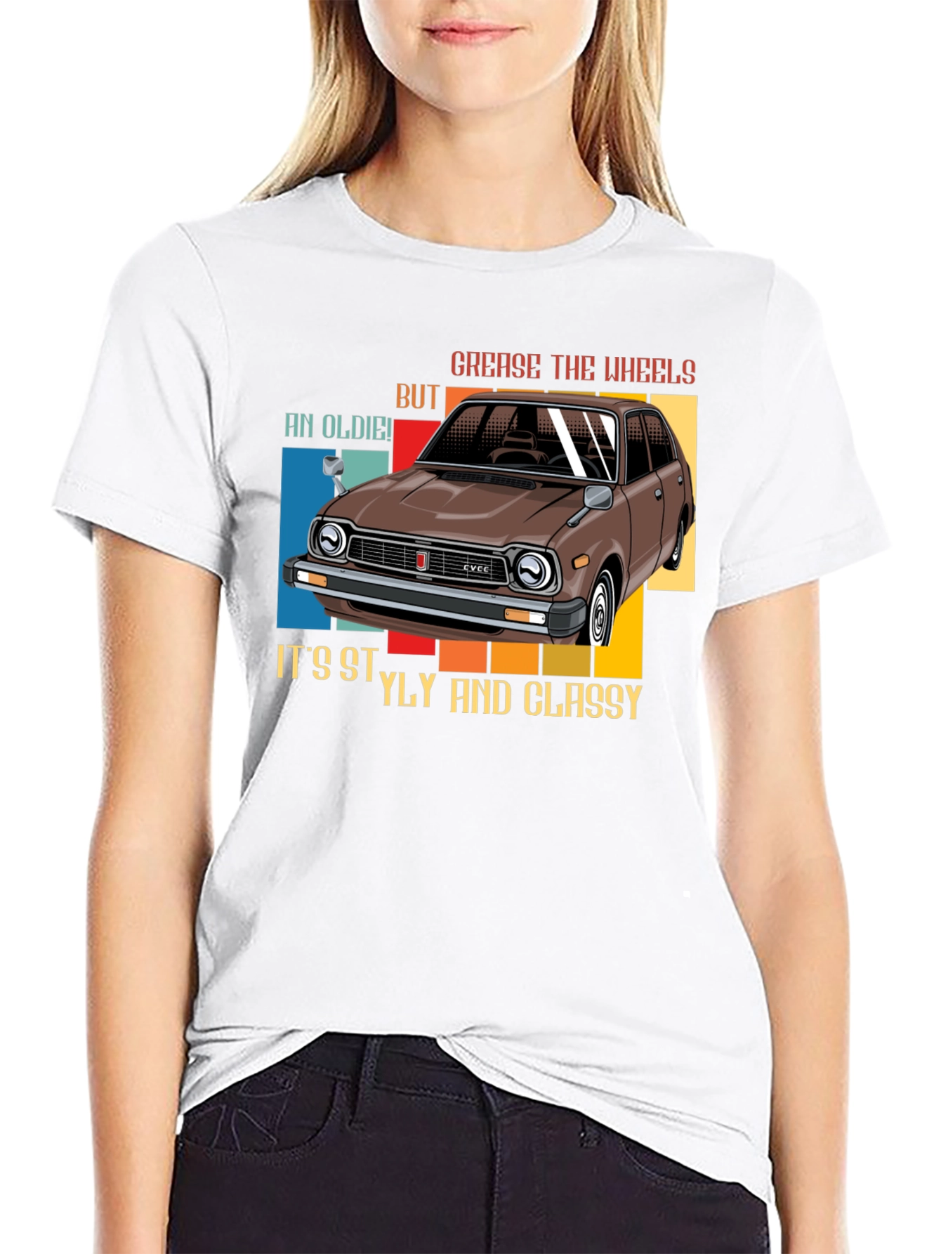 Camiseta coche clásico - Estilo y elegancia