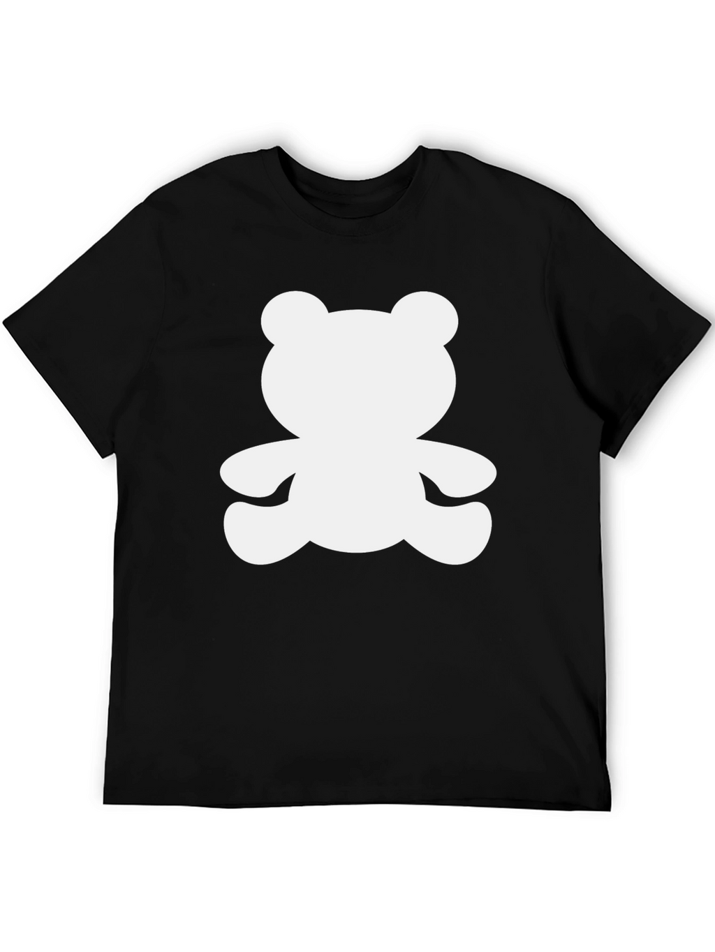 Camiseta Negra con Diseño de Oso