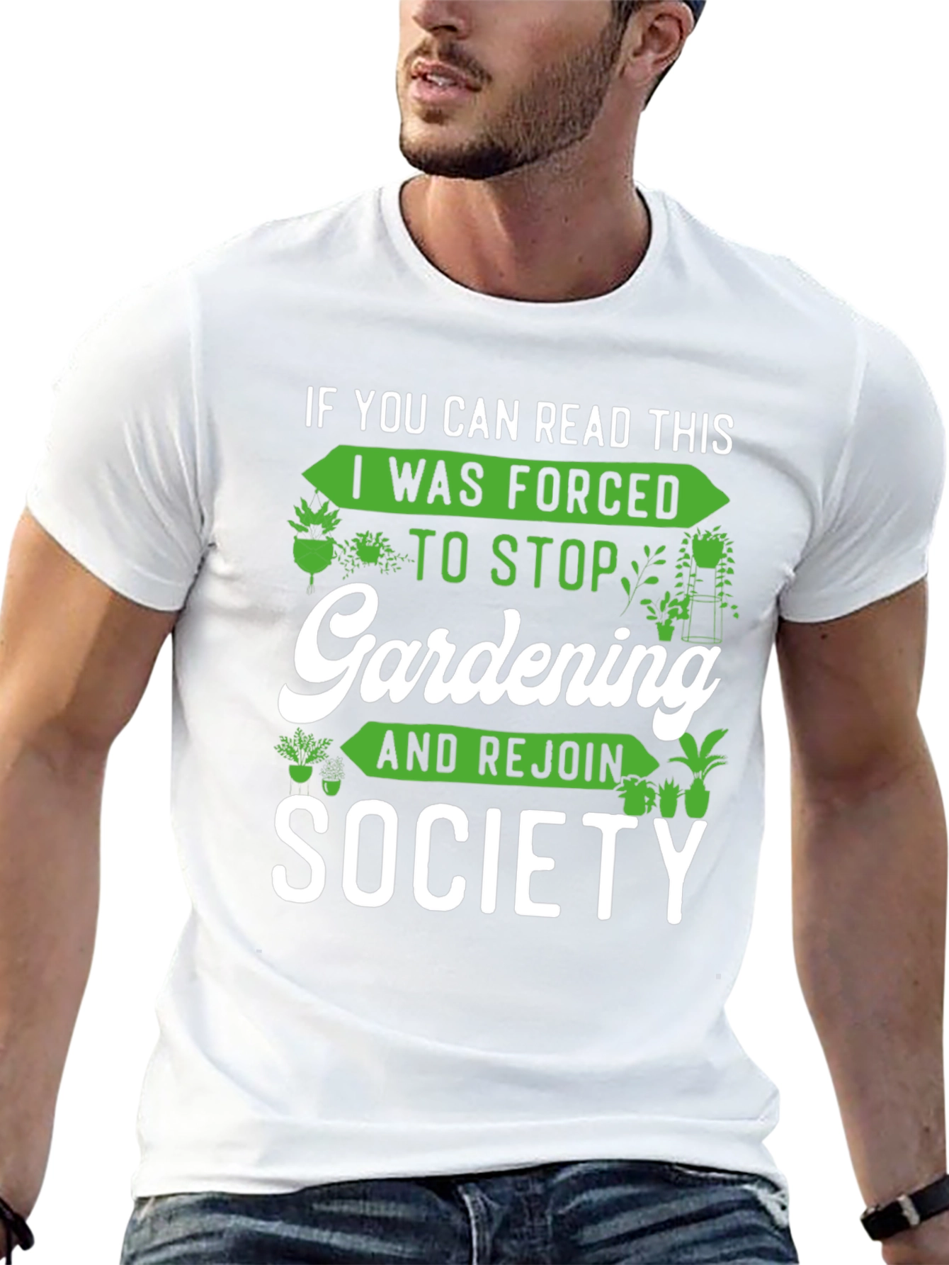 Camiseta Jardinero Forzado a Reintegrarse a la Sociedad