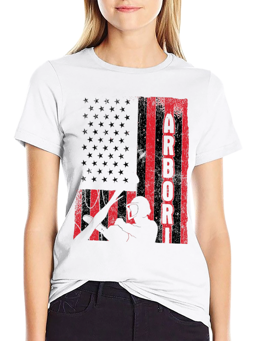 Camiseta Arborista Bandera Americana