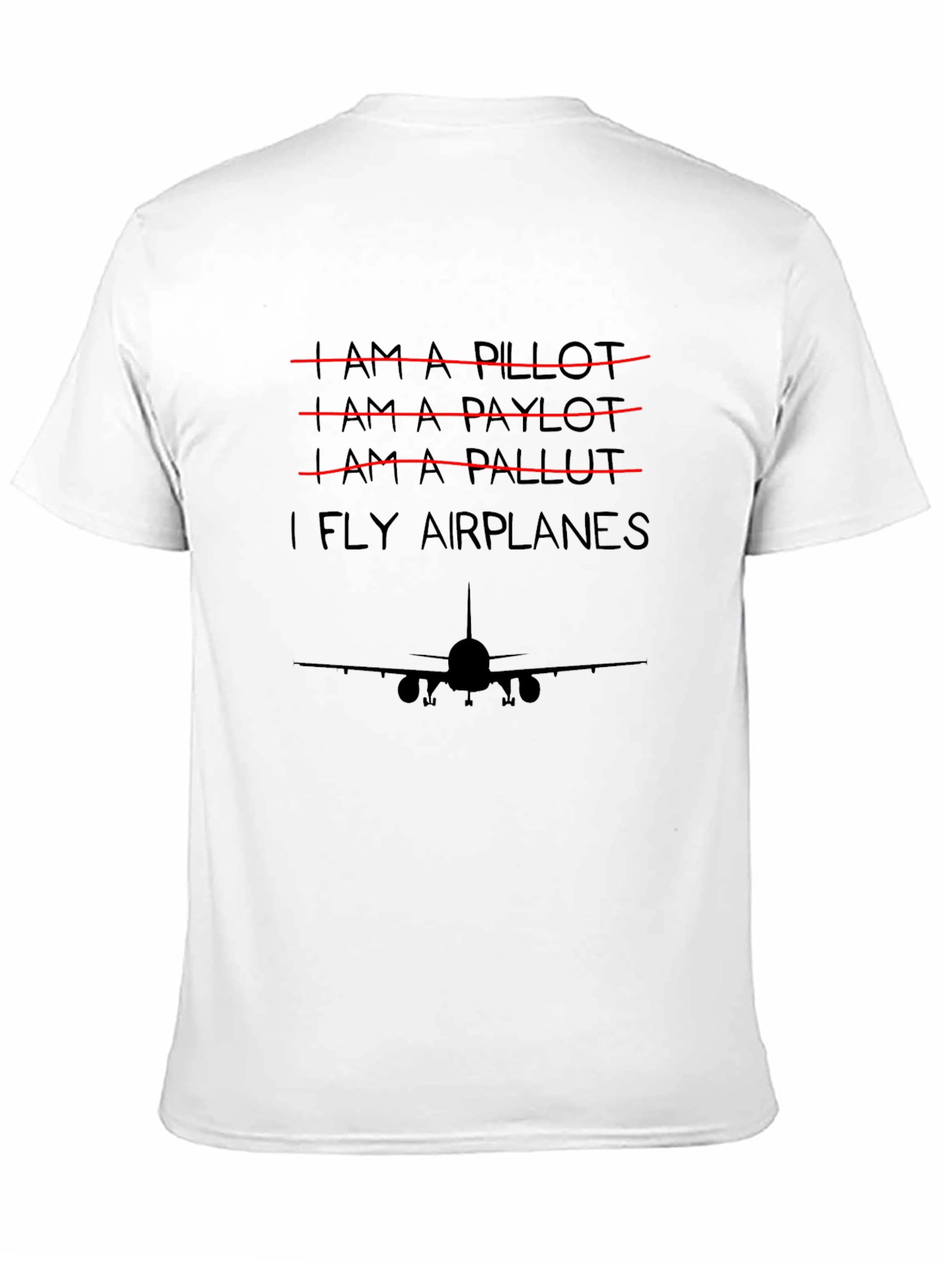 Camiseta Humorística Piloto de Avión