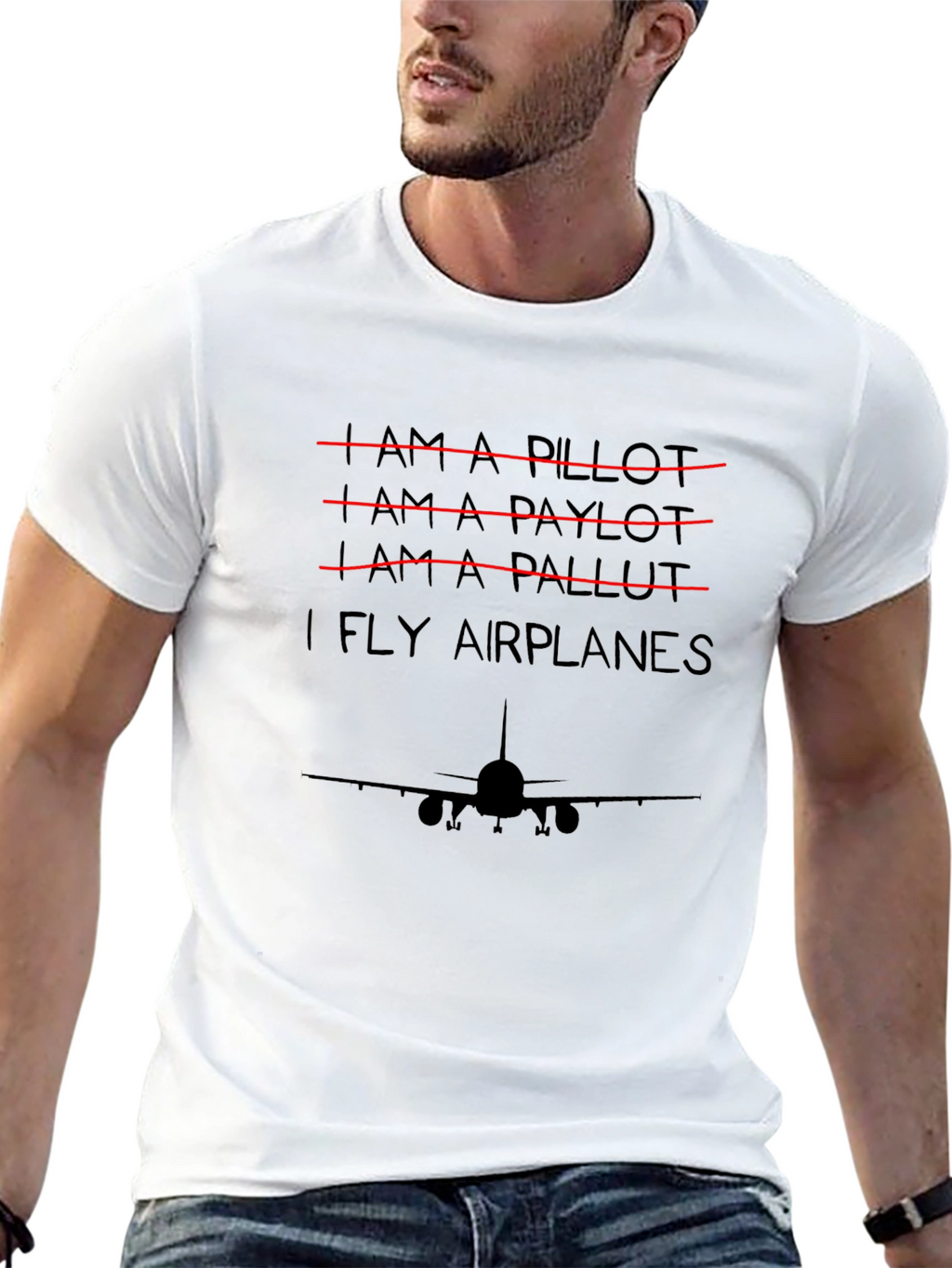 Camiseta Humorística Piloto de Avión