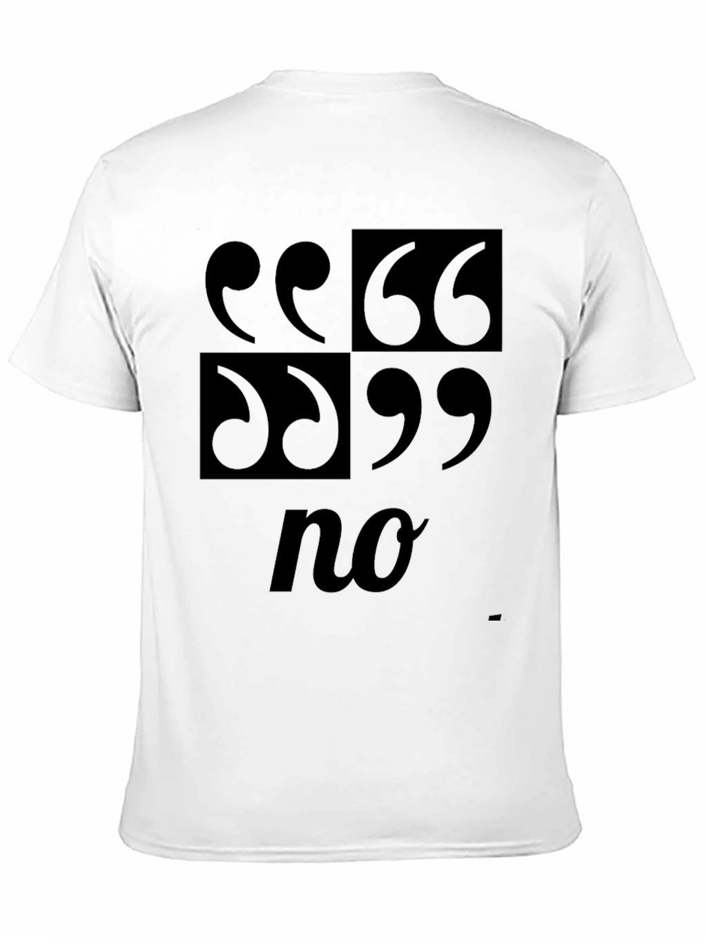 Camiseta Hombre Diseño Gráfico Citas Negación