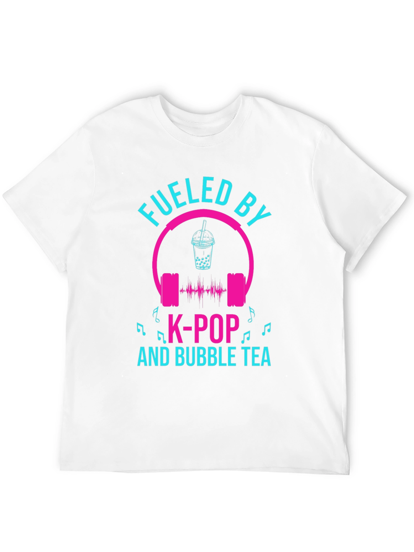 Camiseta K-Pop & Bubble Tea - Energía Musical