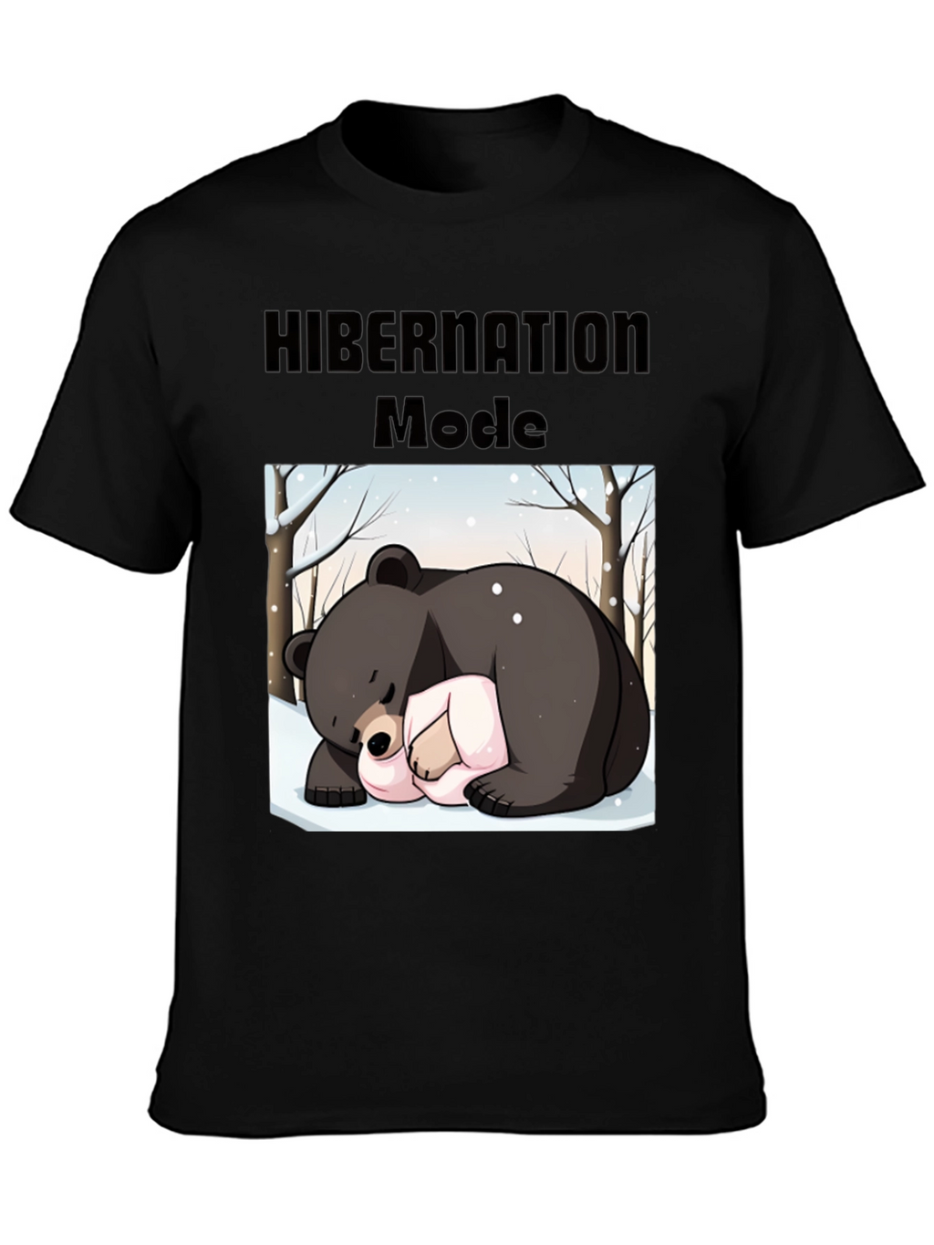 Camiseta Hombre: Modo Hibernación Oso Dormilón