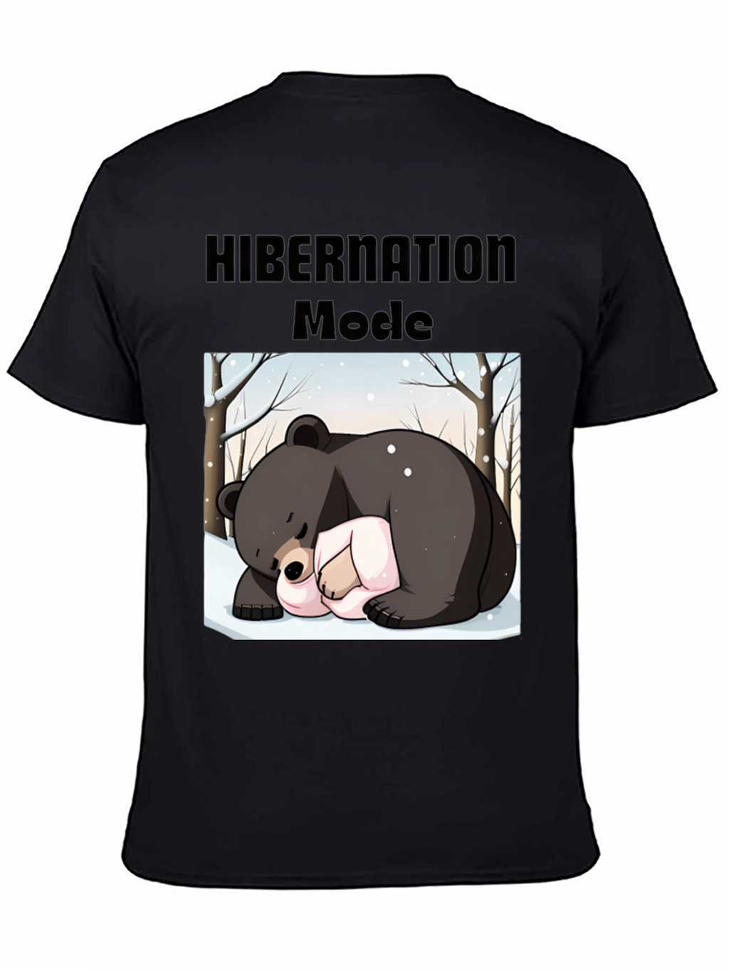 Camiseta Hombre: Modo Hibernación Oso Dormilón