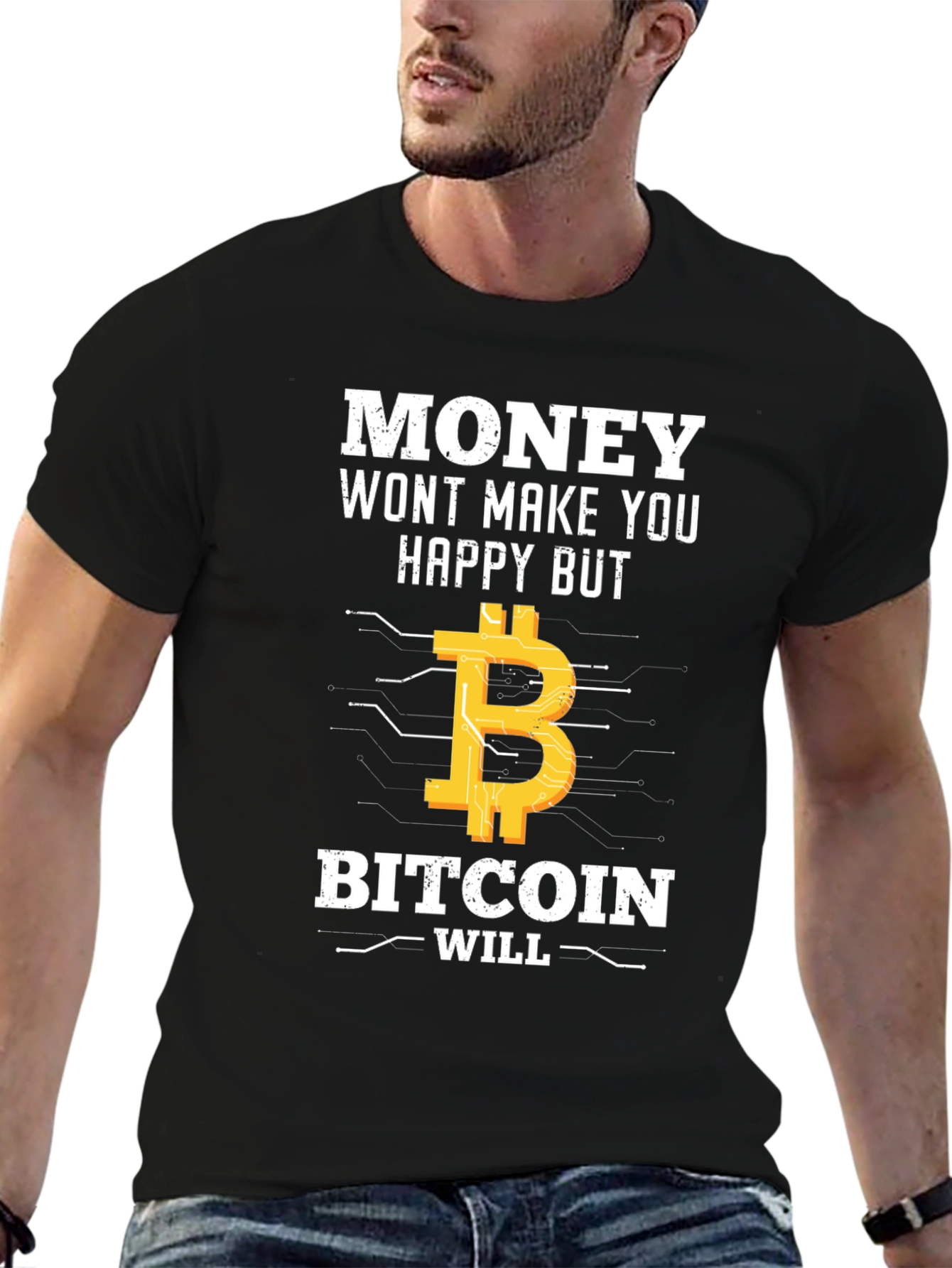 Camiseta Bitcoin: Money Wont Make You Happy