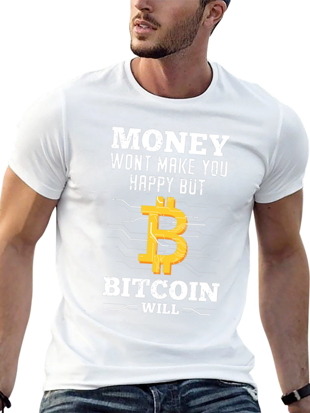 Camiseta Bitcoin: Money Wont Make You Happy