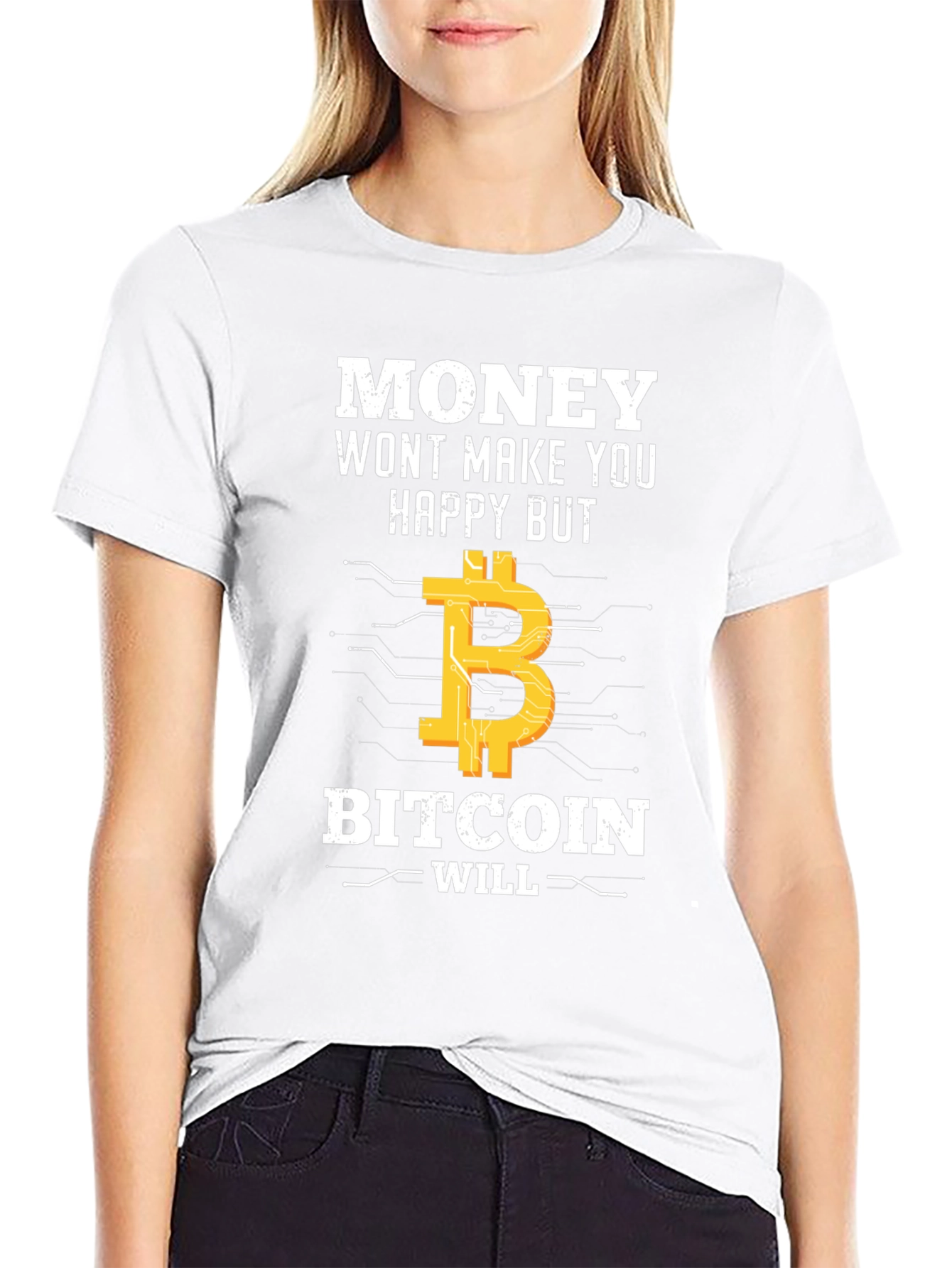 Camiseta Bitcoin: Money Wont Make You Happy