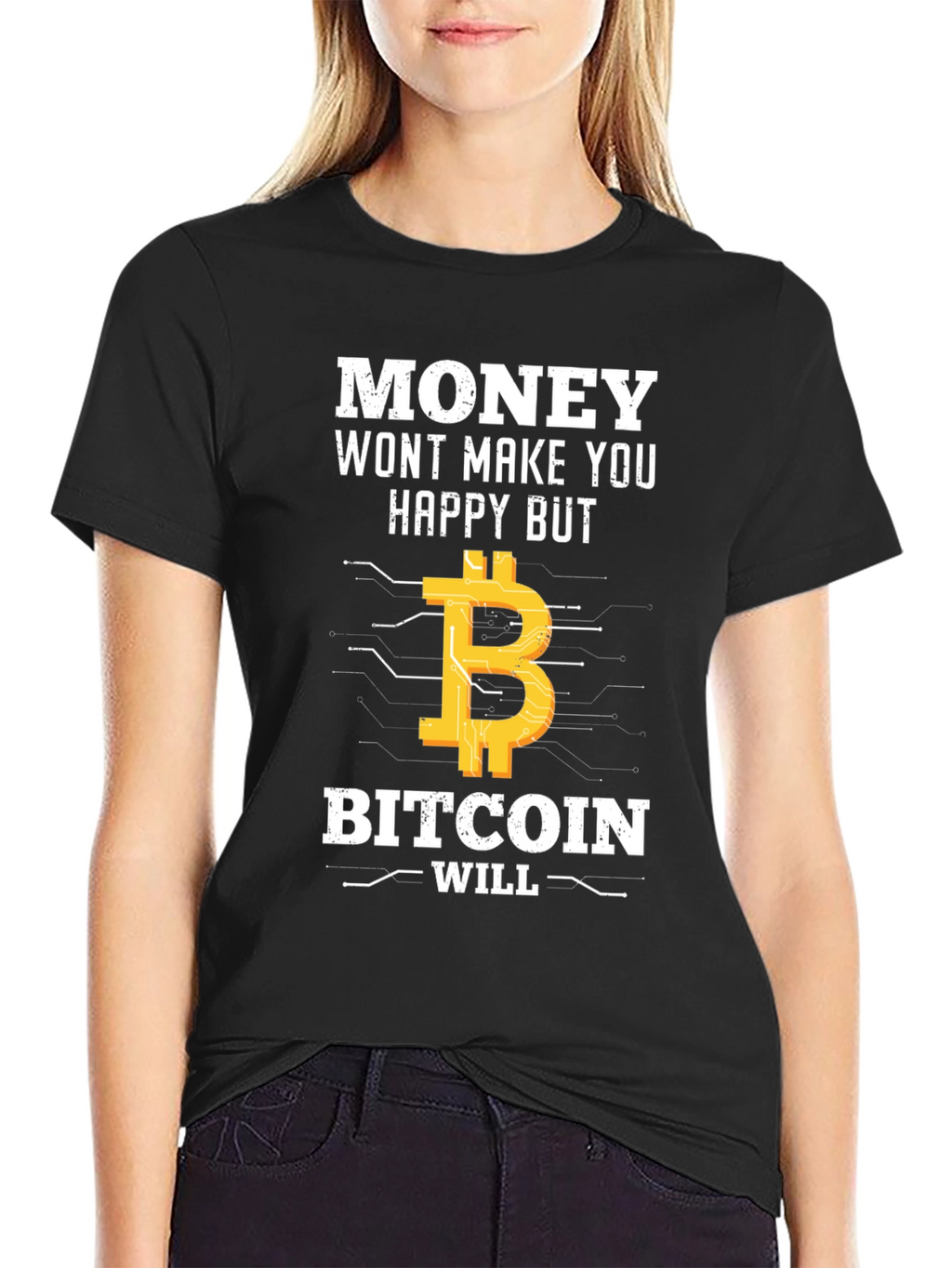 Camiseta Bitcoin: Money Wont Make You Happy