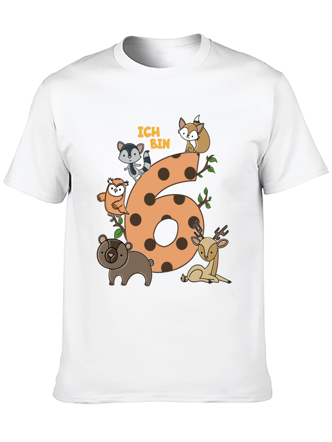 Camiseta Infantil Soy el Número 6