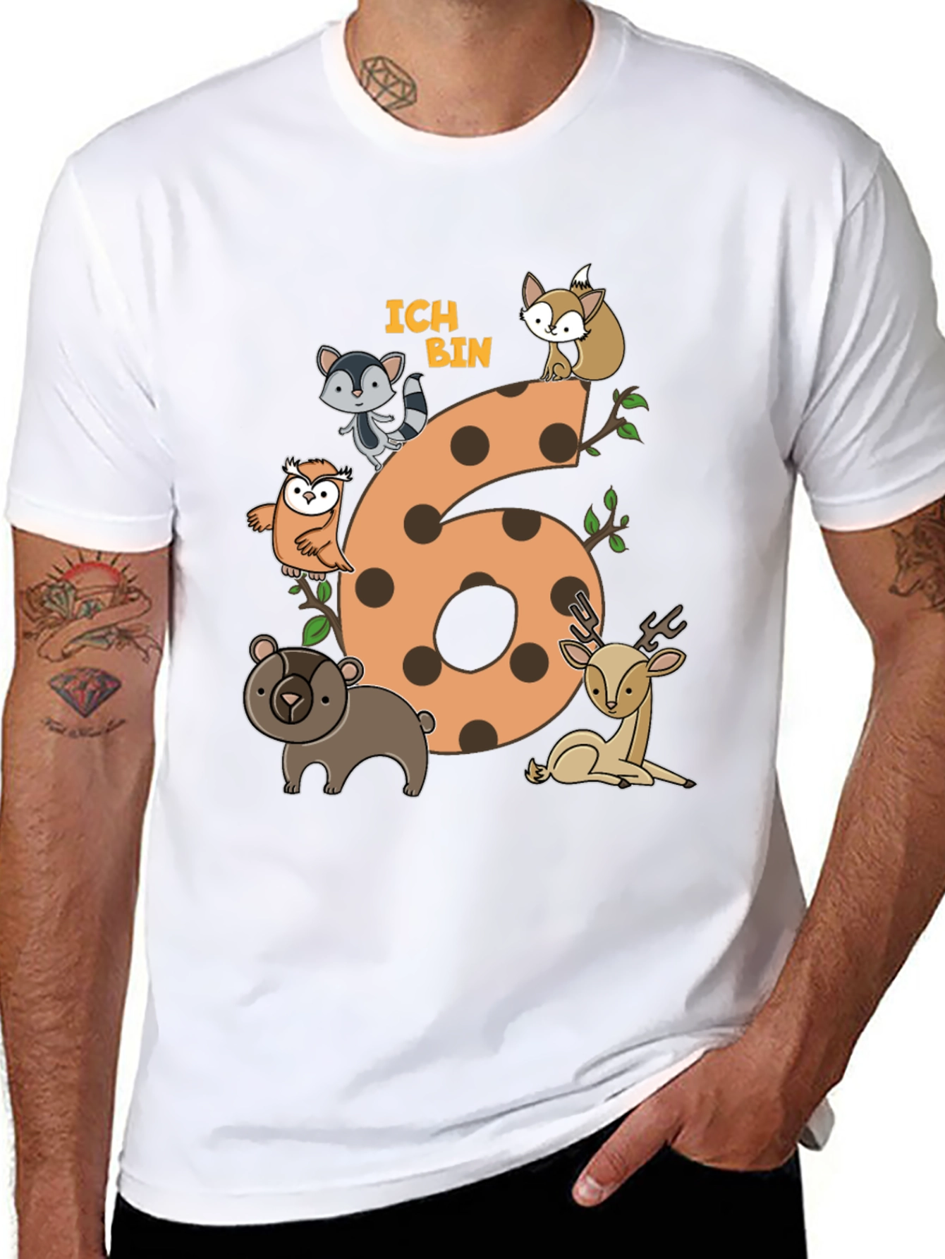 Camiseta Infantil Soy el Número 6