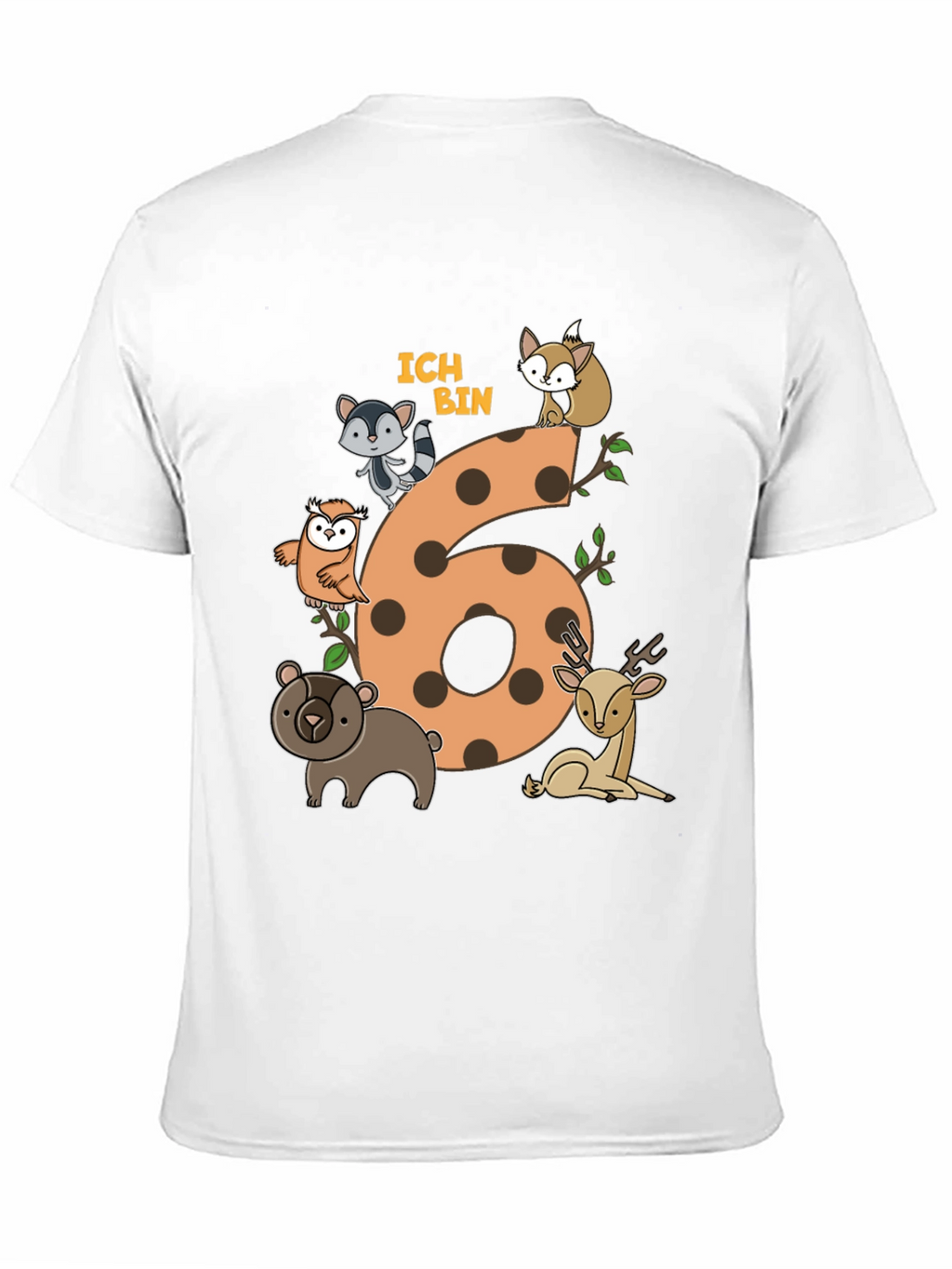 Camiseta Infantil Soy el Número 6