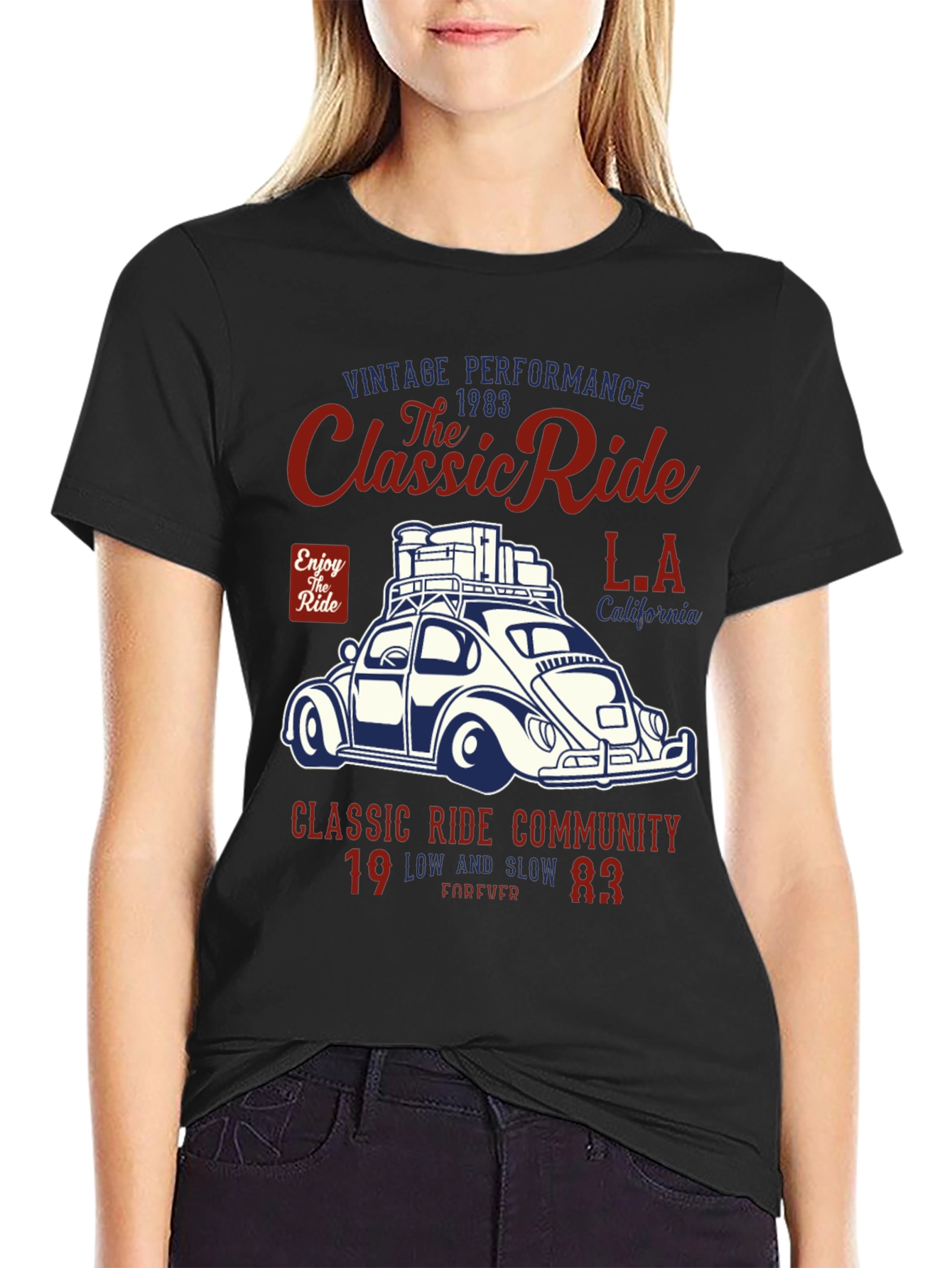 Camiseta Clásica The Classic Ride - Estilo Vintage