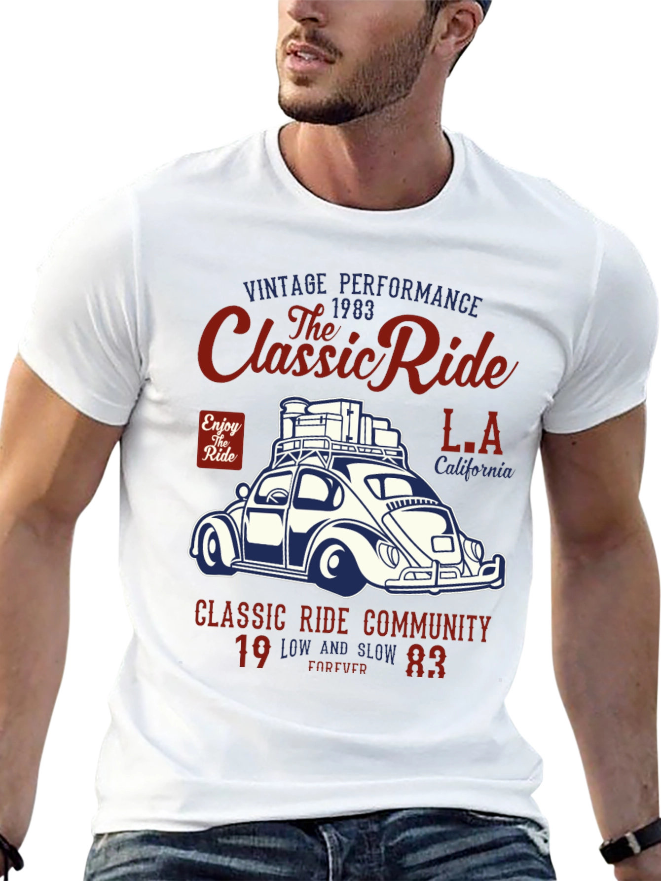 Camiseta Clásica The Classic Ride - Estilo Vintage