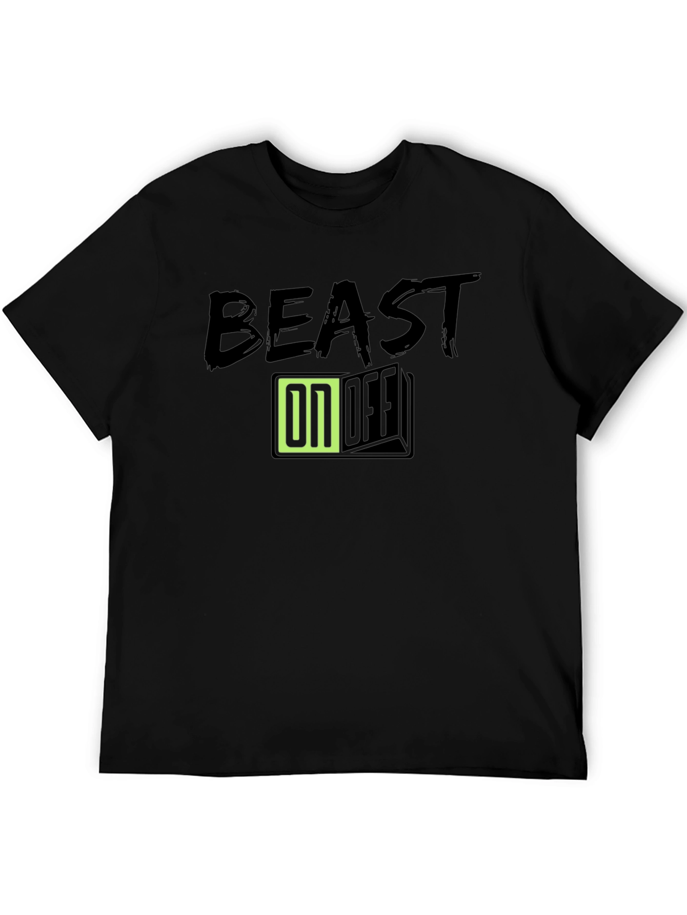 Camiseta Negra Beast On/Off para Hombre