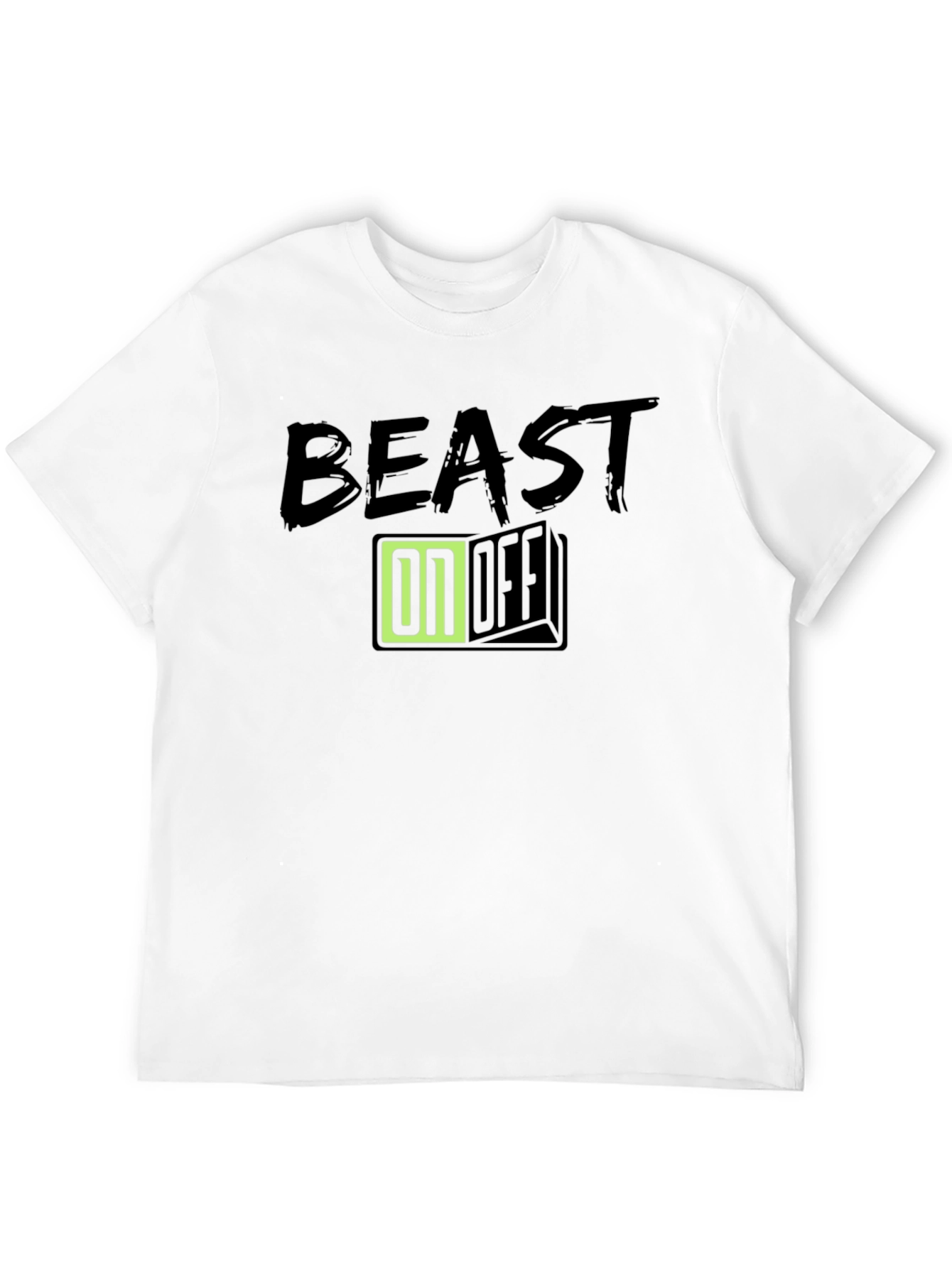 Camiseta Negra Beast On/Off para Hombre