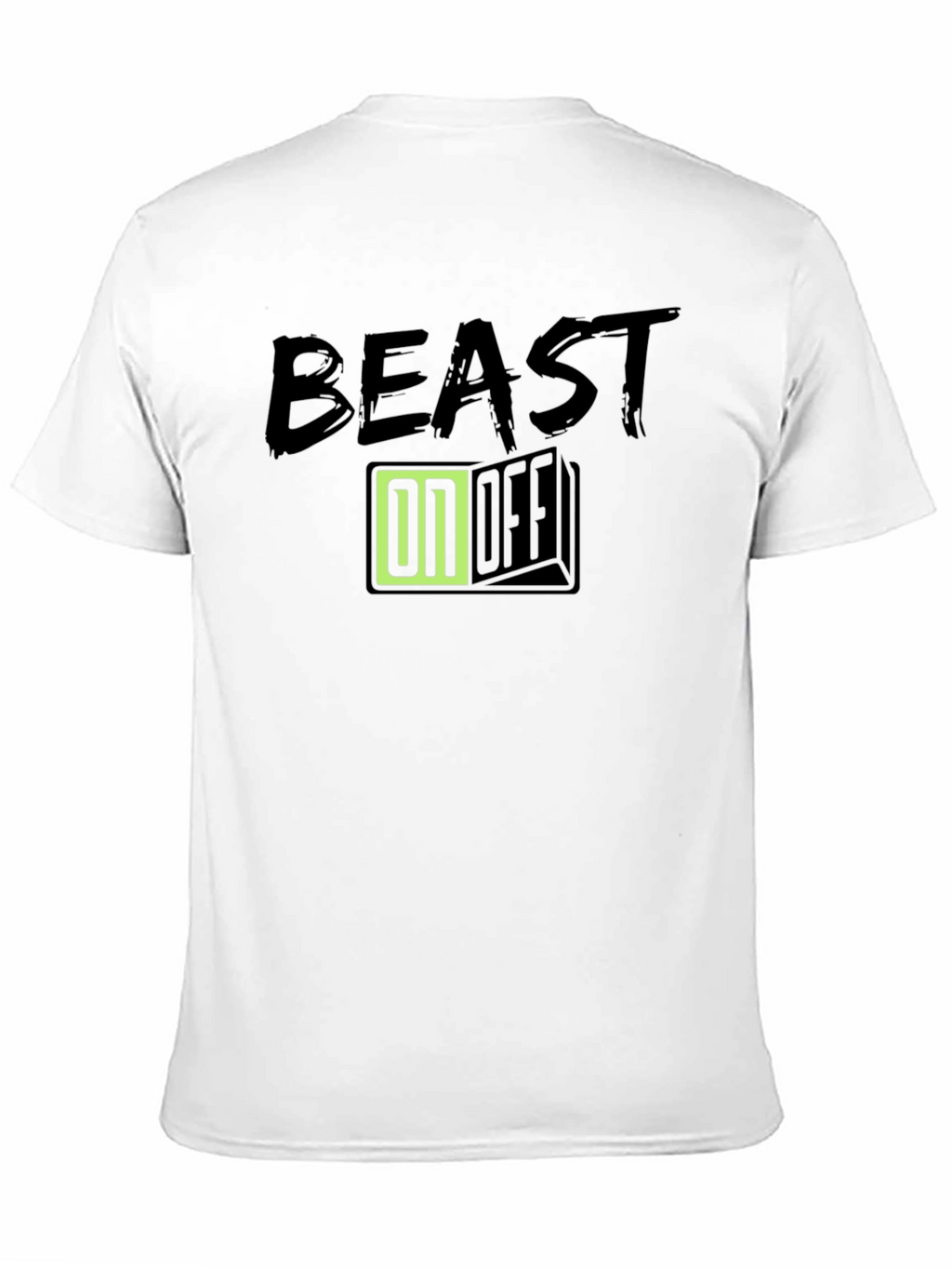 Camiseta Negra Beast On/Off para Hombre