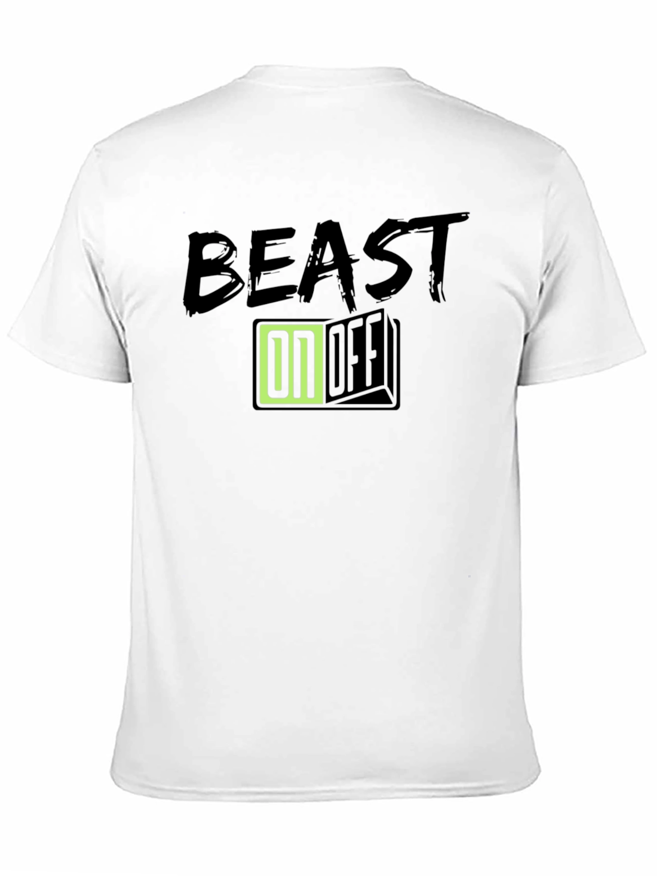 Camiseta Negra Beast On/Off para Hombre