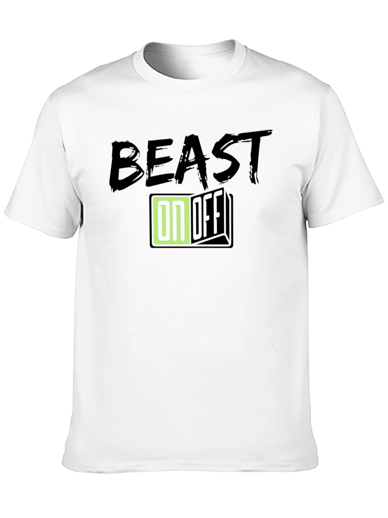 Camiseta Negra Beast On/Off para Hombre